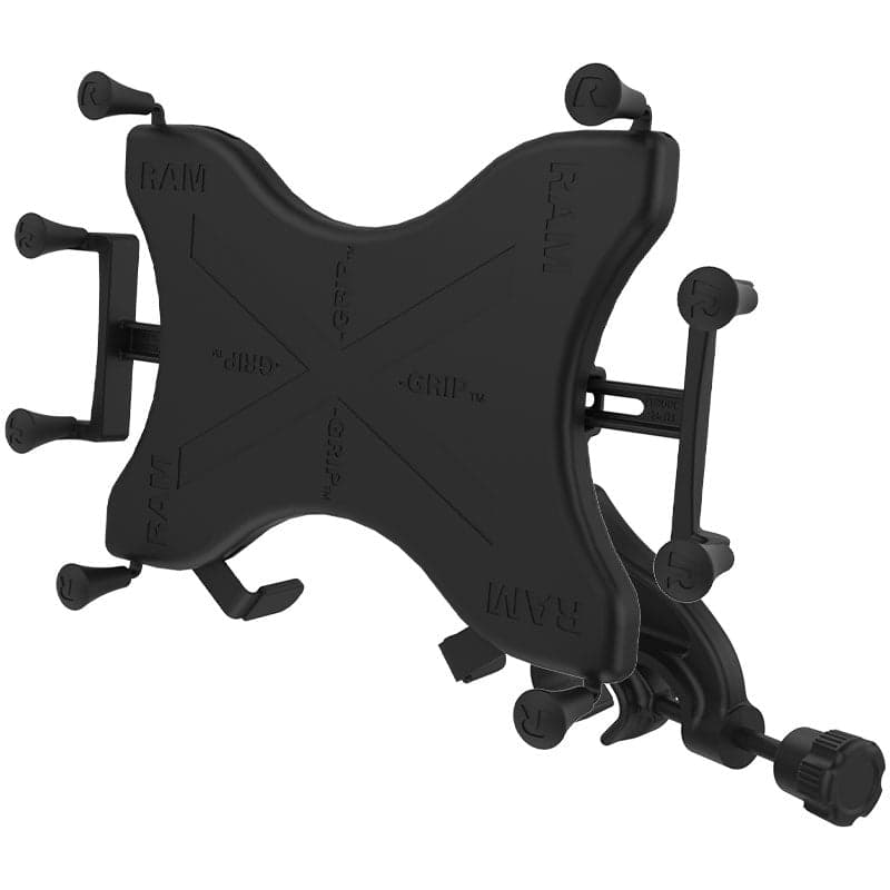 RAM® X-Grip® Mount with Yoke Clamp Base for 9"-11" (27.9 cm) Tablets