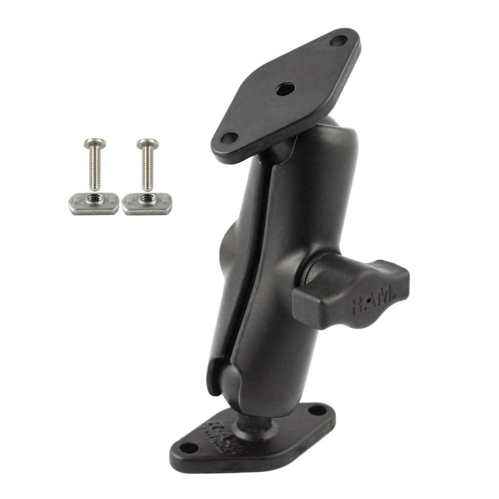 RAM® Double Ball Mount with Flat Panel Mounting Hardware - 3/8" (9.5 mm) Screws