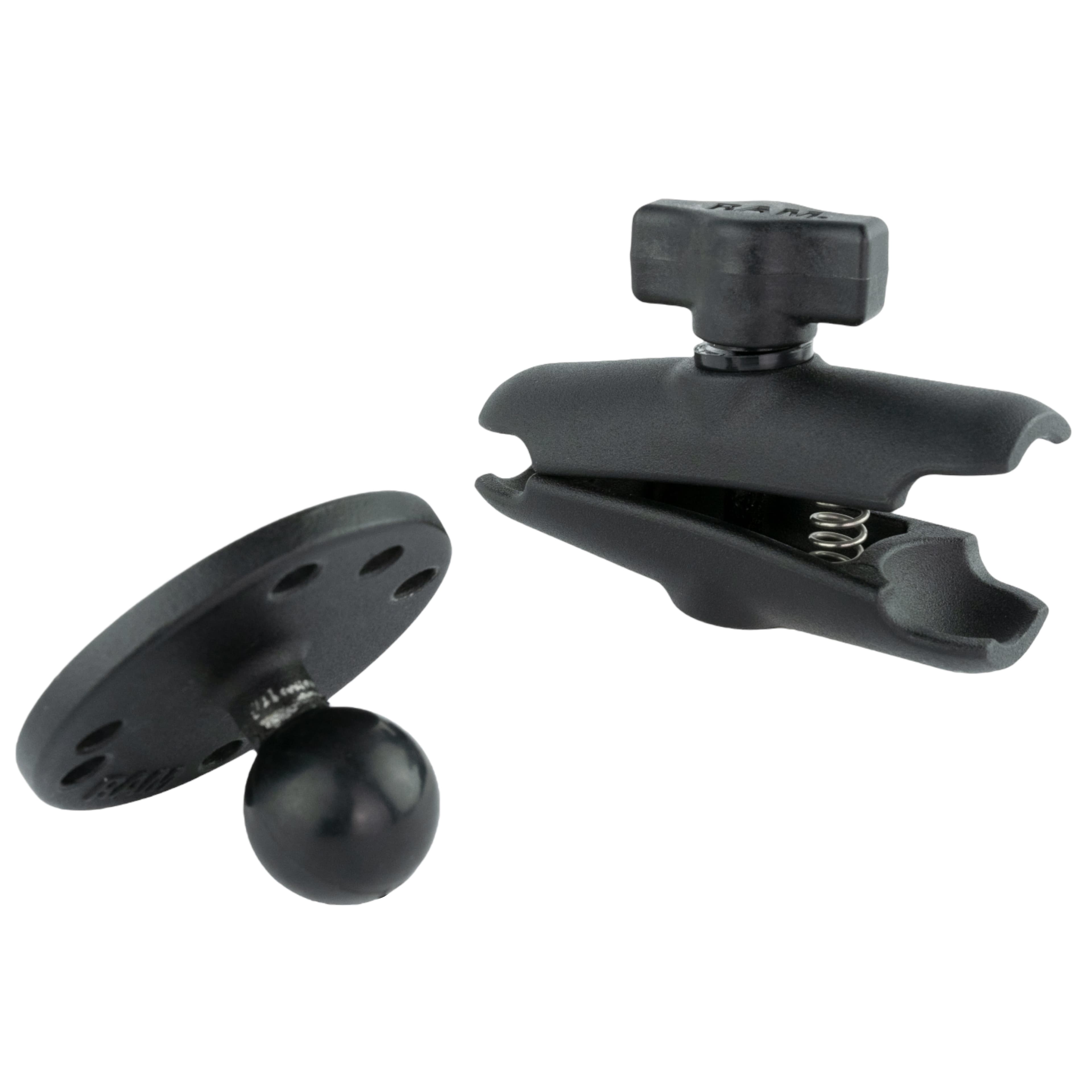 RAM® Double Socket Arm with Round Plate - B Size Medium