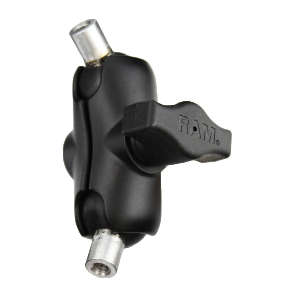 RAM® Double Ball Mount with Two 1/4"-20 Female Threaded Adapters