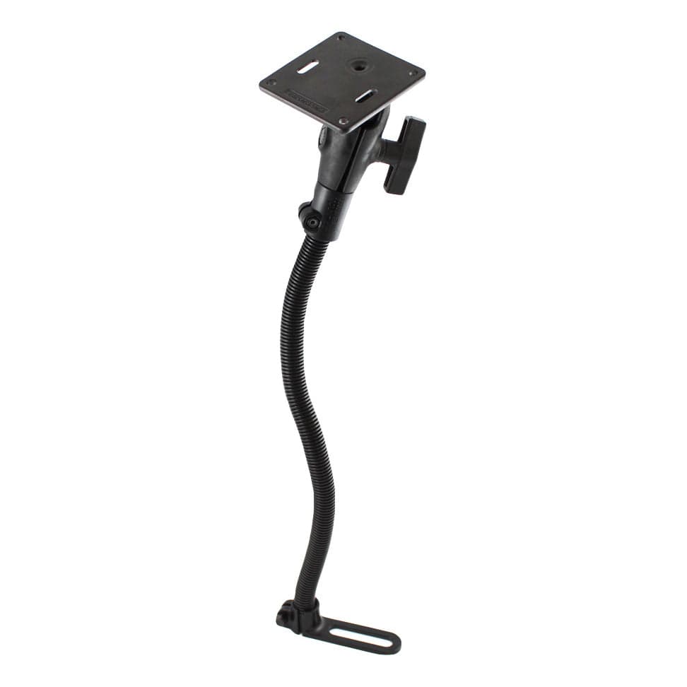 RAM® Pod™ I Vehicle Mount with 18" (45.7 cm) Aluminum Rod and 75x75mm VESA Plate