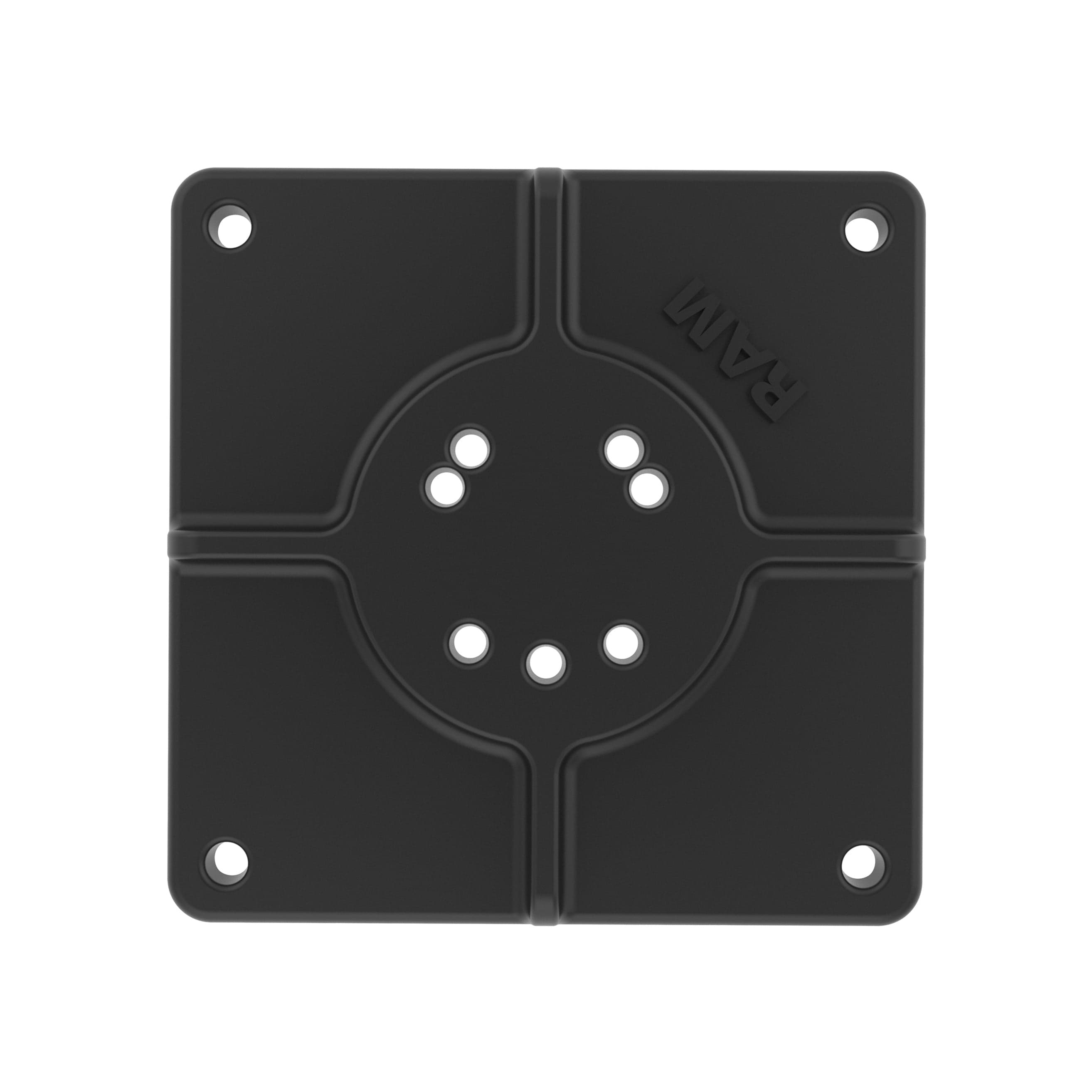 RAM® 6" (15.2 cm) x 6" (15.2 cm) Flat Base with AMPS Hole Pattern