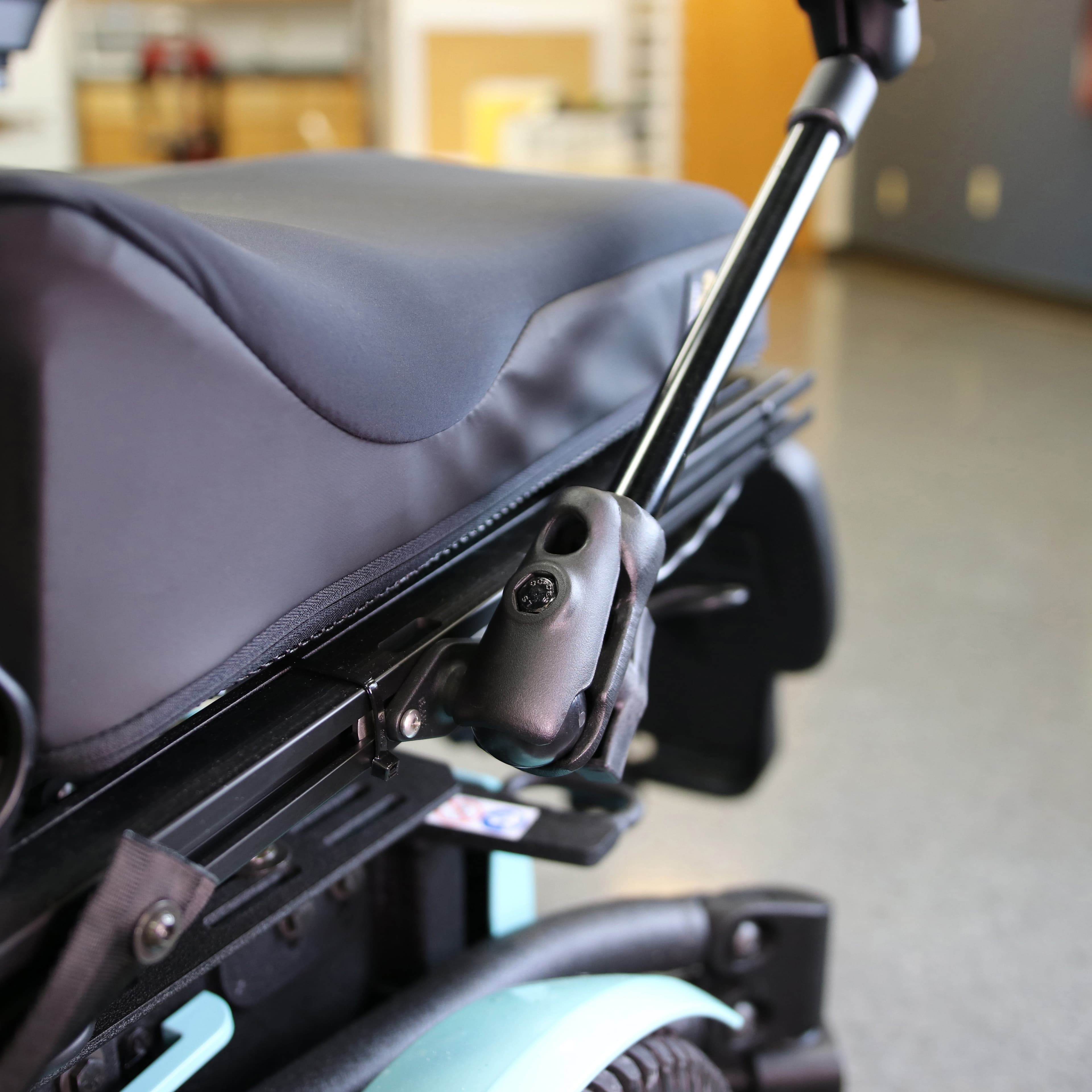 RAM® X-Grip® Wheelchair Seat Track Mount for 9"-11" (27.9 cm) Tablets