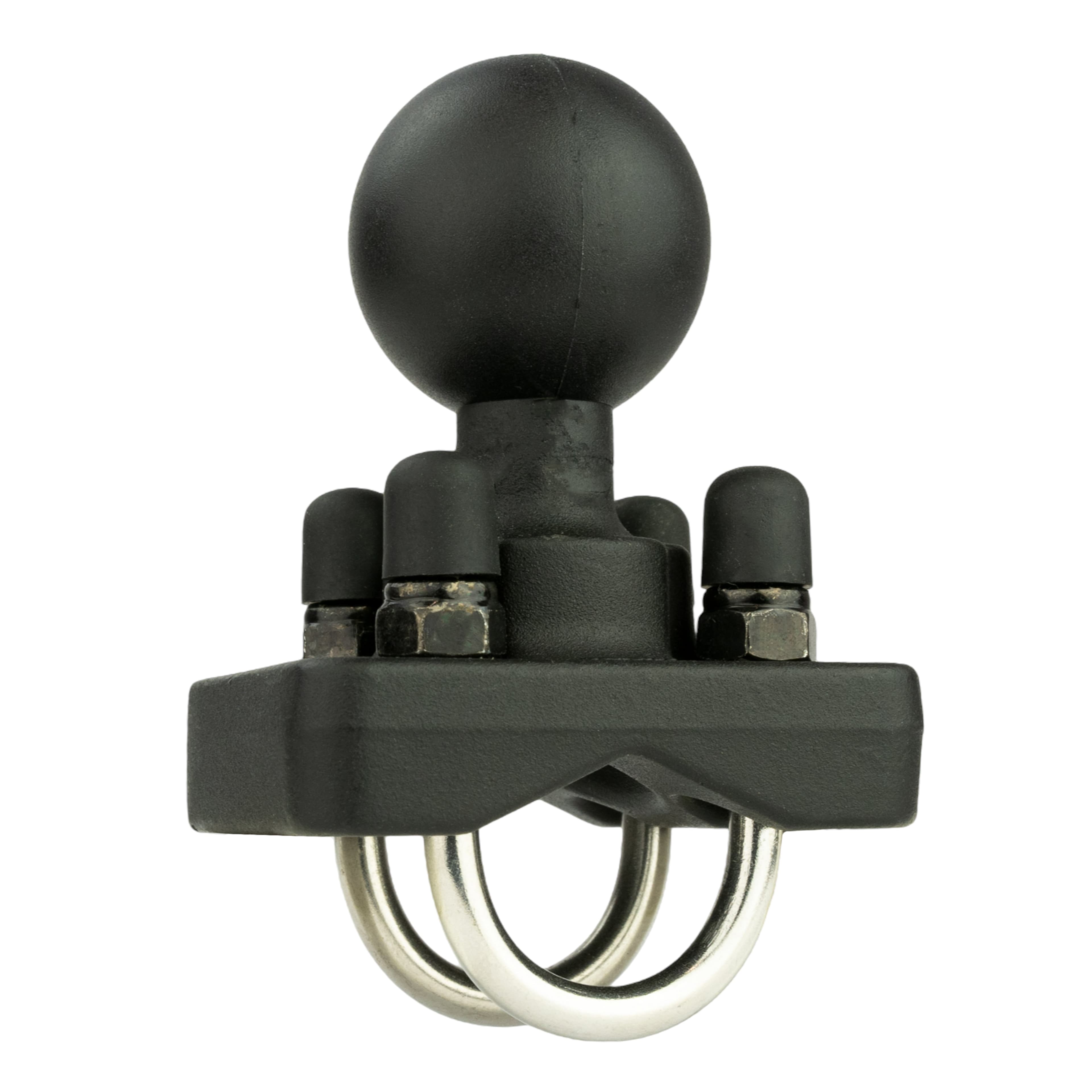 RAM® Double U-Bolt Ball Base for .75" (19 mm) - 1" (25.4 mm) Rails