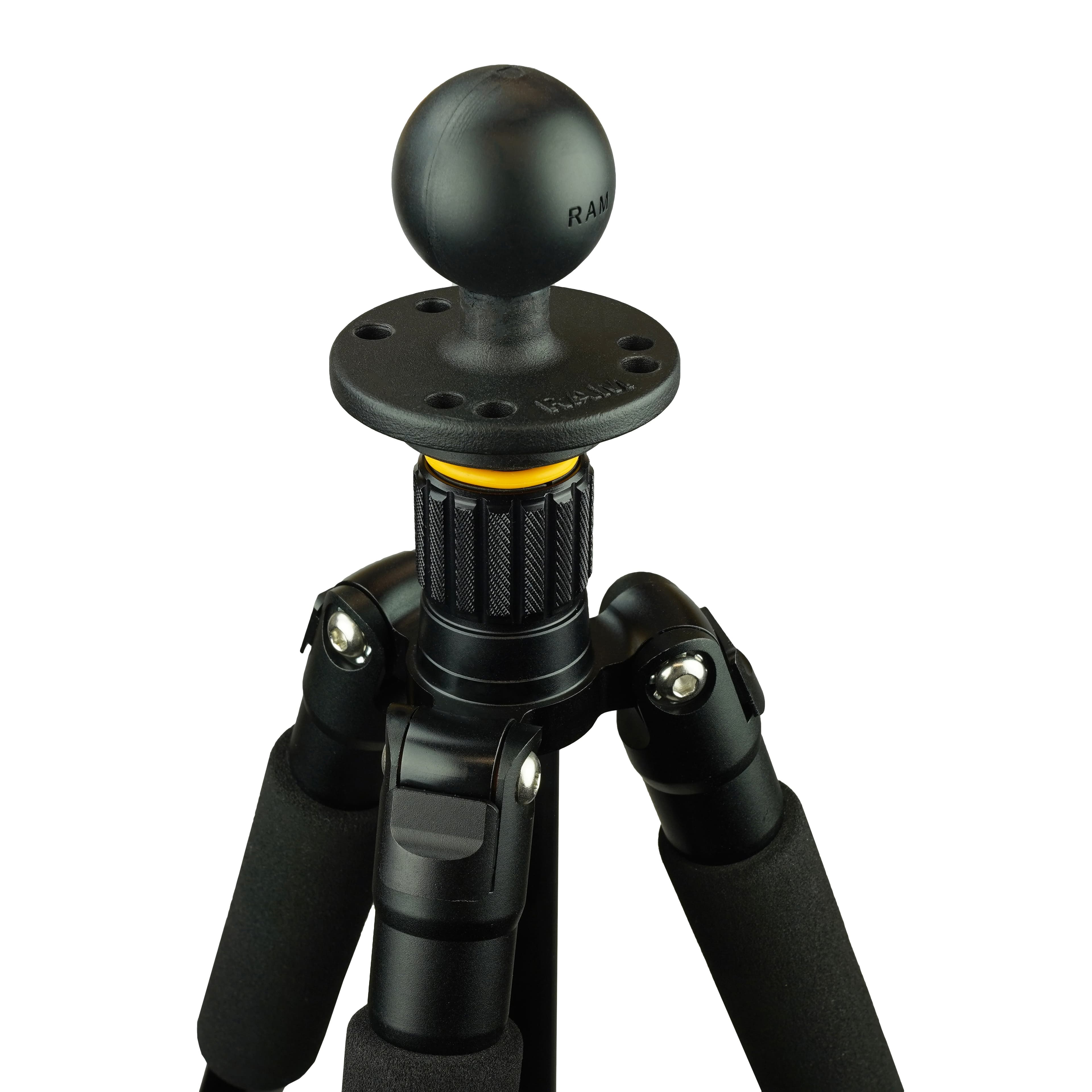 RAM® Ball Adapter with Round Plate and 3/8"-16 Threaded Hole
