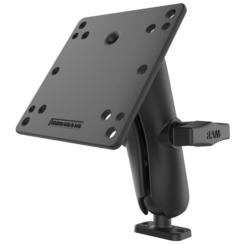 RAM® Double Ball Mount with 1" (25.4 mm) x 2" (50.8 mm) Base and 100x100mm VESA Plate