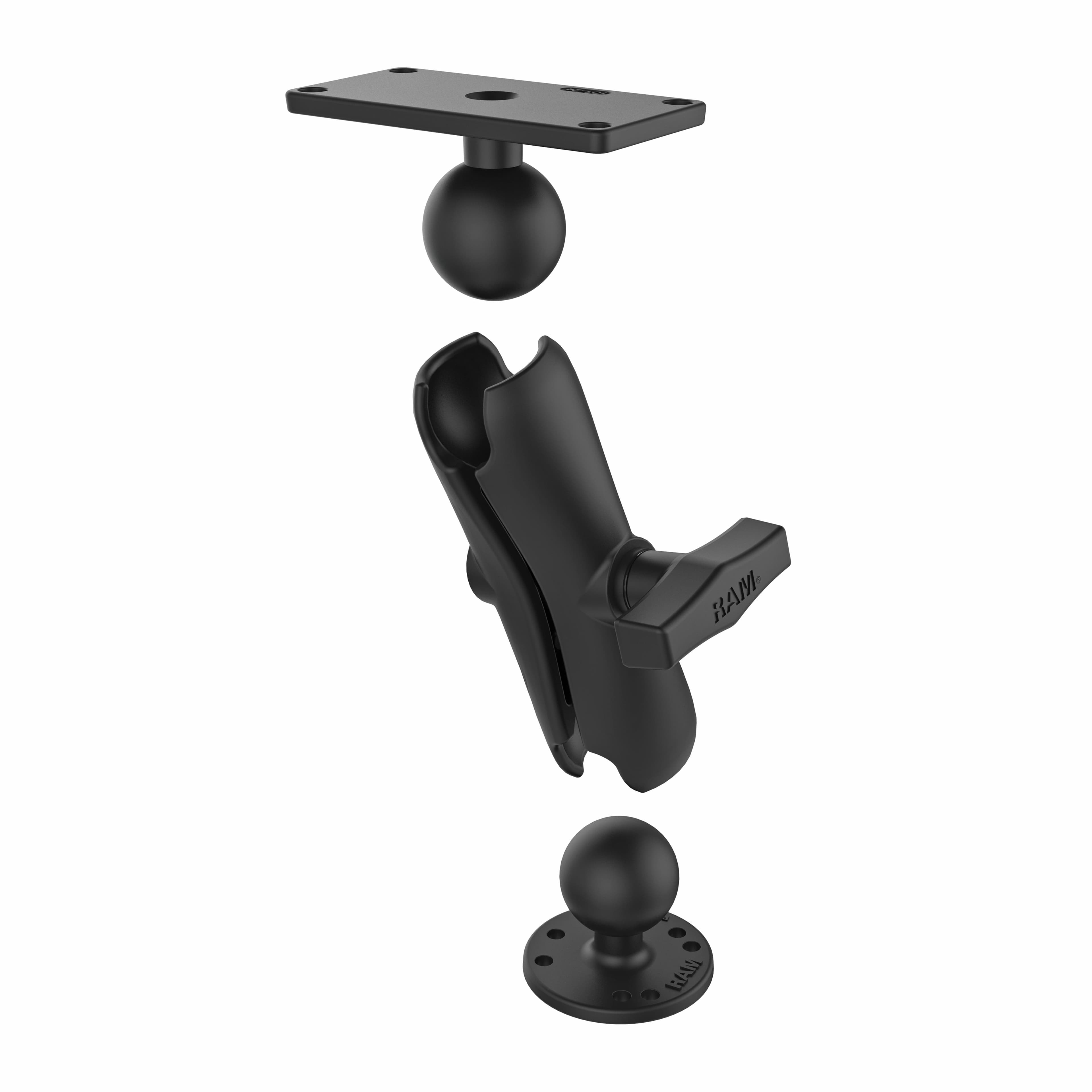 RAM® Drill-Down Double Ball Mount for Humminbird Helix 7 - Medium