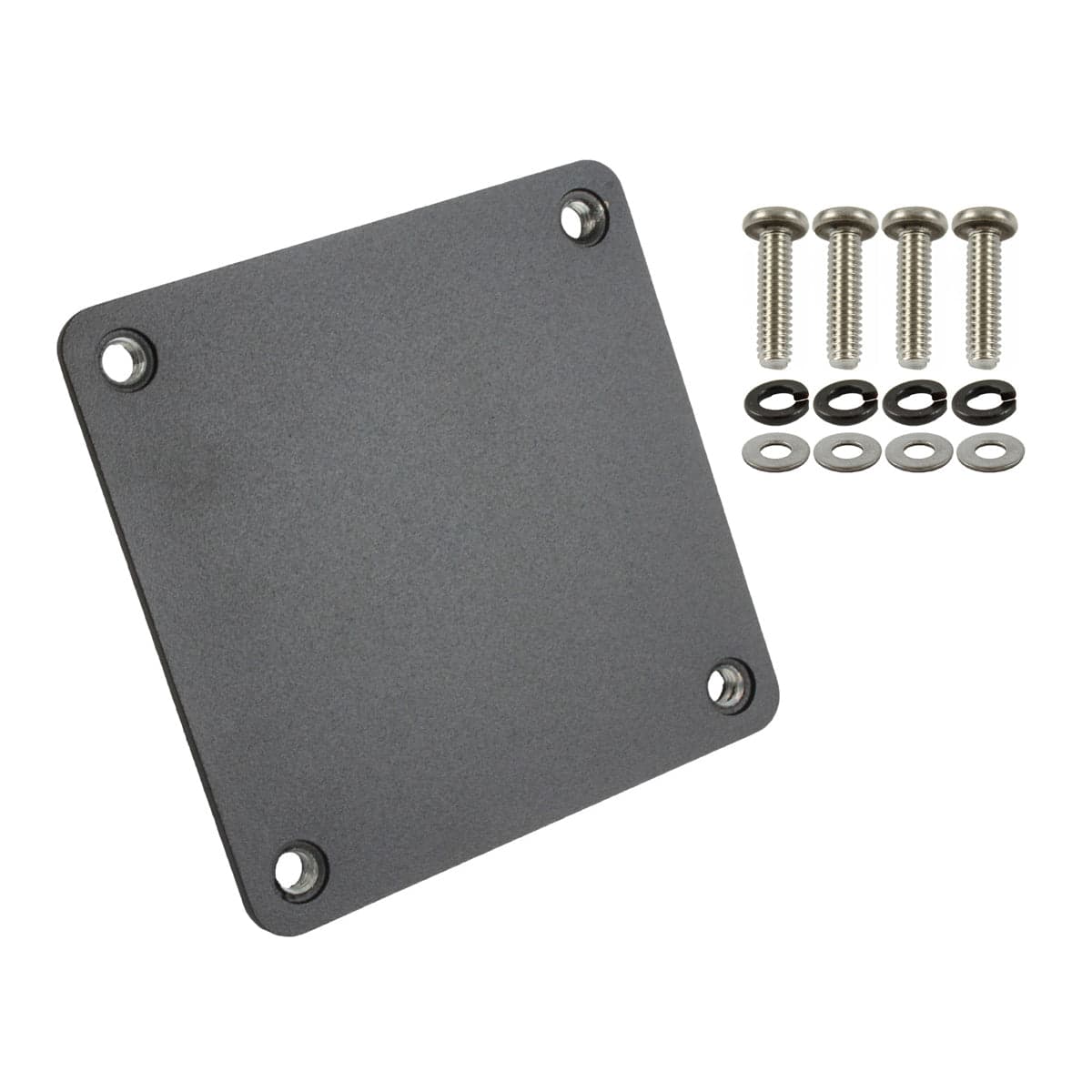 RAM® 3.6" (91.4 mm) x 3.6" (91.4 mm) Backing Plate with Hardware