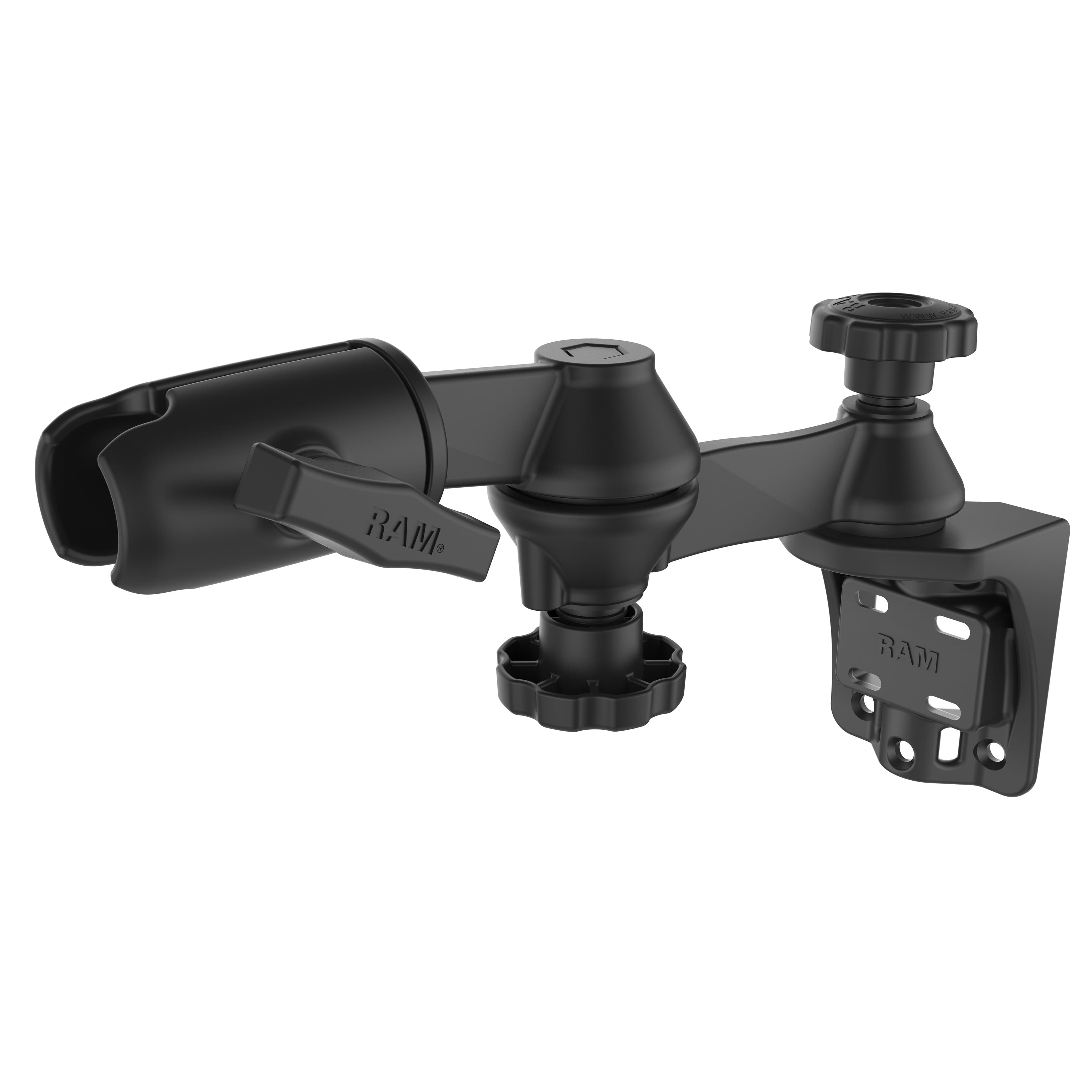 RAM® Vertical 12" (30.5 cm) Swing Arm Mount with Swivel Socket Arm