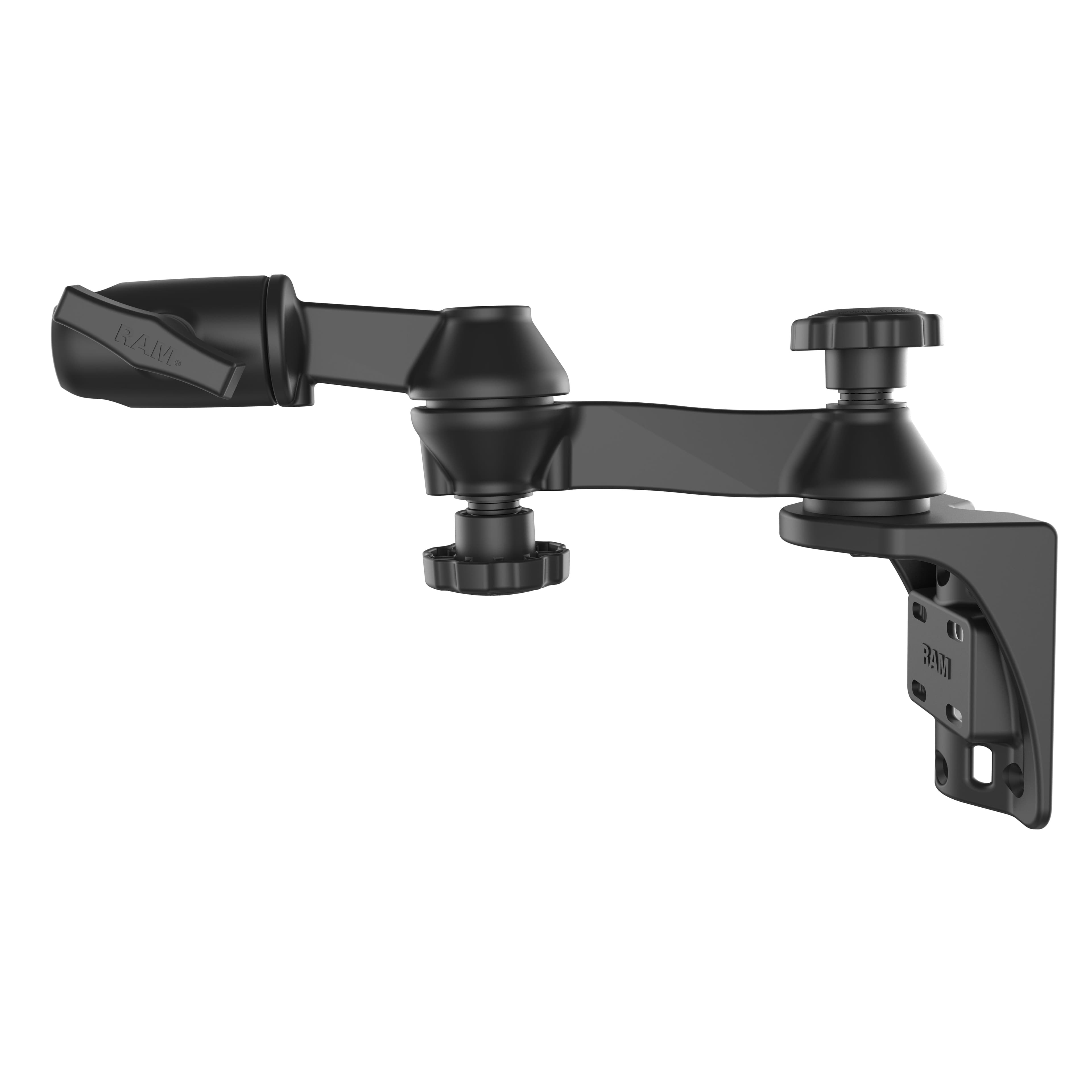 RAM® Vertical 12" (30.5 cm) Swing Arm Mount with Swivel Socket Arm