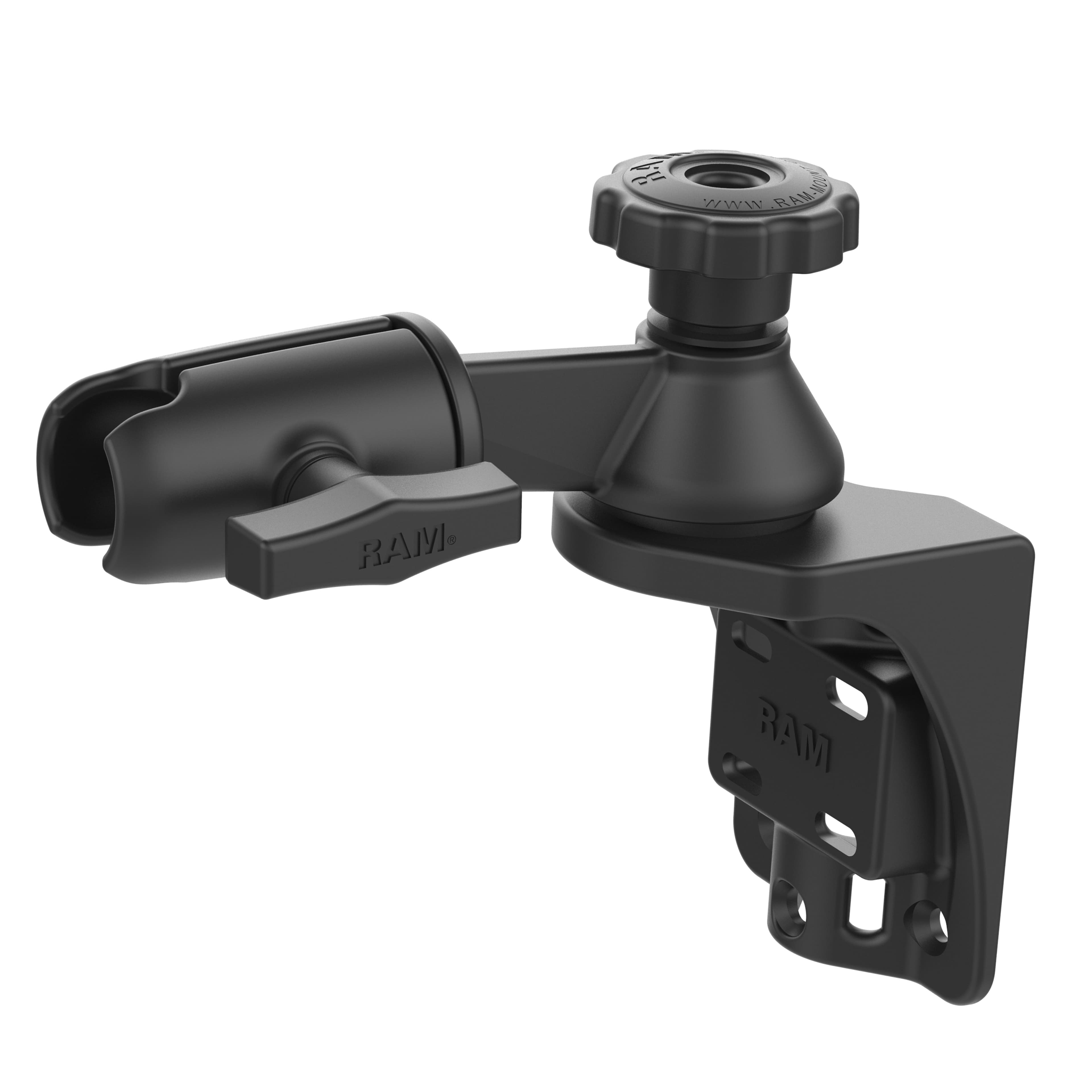 RAM® Vertical 6" (15.2 cm) Swing Arm Mount with Swivel Socket Arm