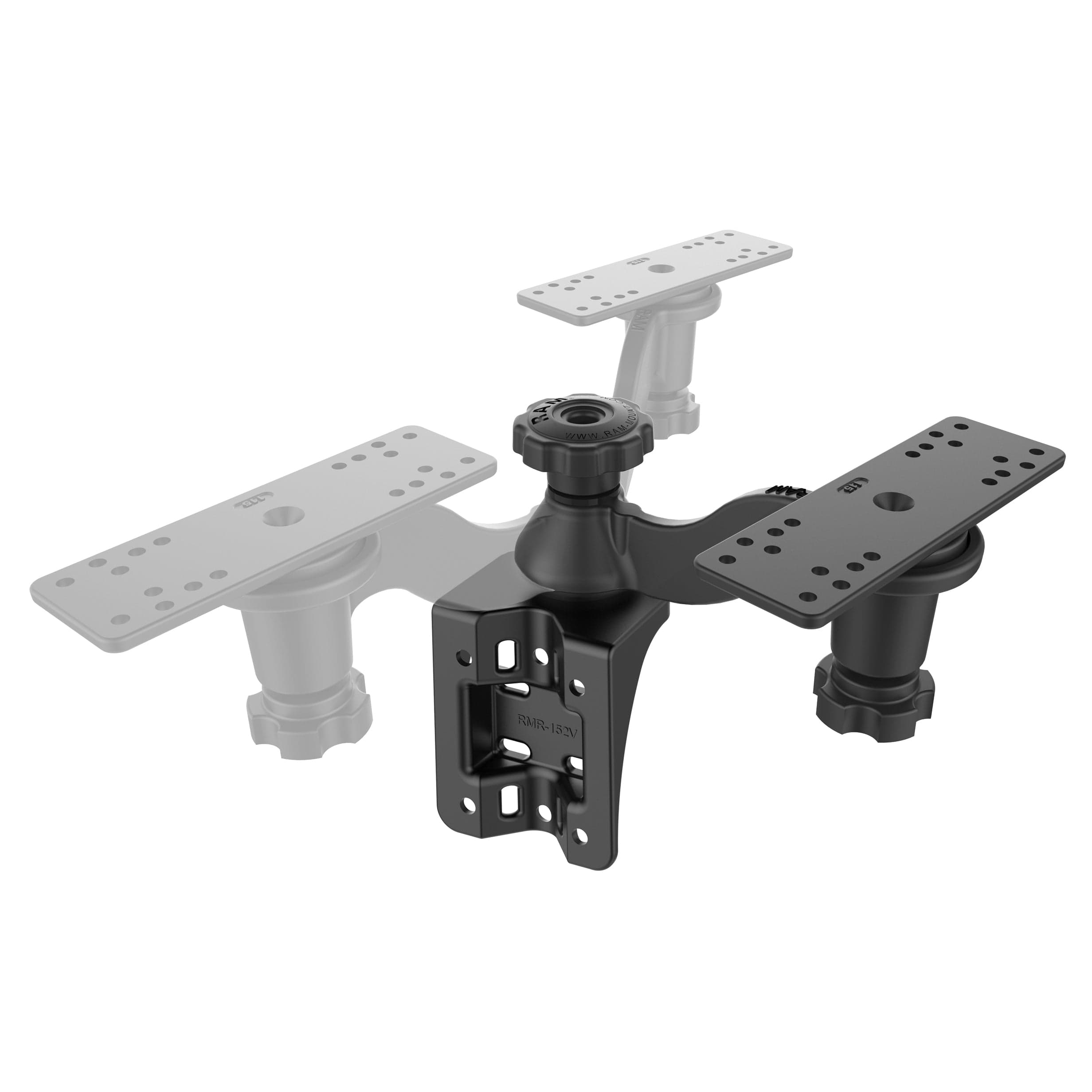 RAM® Vertical 6" (15.2 cm) Swing Arm Mount for Fish Finders & Plotters