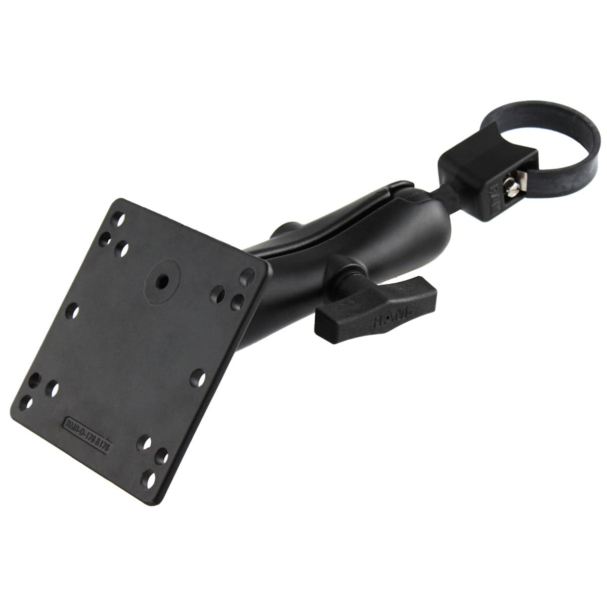 RAM® Strap Hose Clamp Mount with 100x100mm VESA Plate