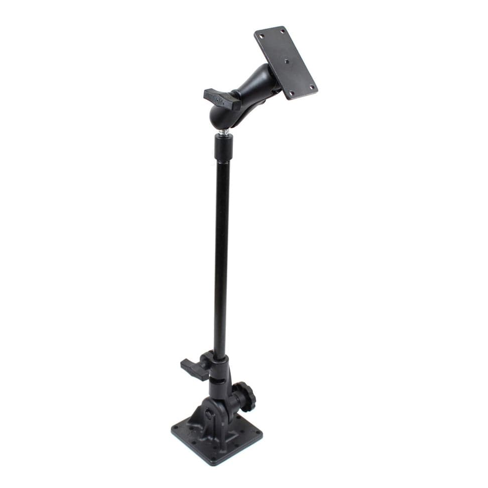 RAM® Pedestal Mount with 18" (45.7 cm) Pipe and Rectangular Plate Adapter