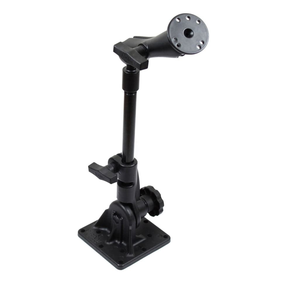 RAM® Pedestal Mount with 9" (22.9 cm) Pipe and C Size Double Ball Mount