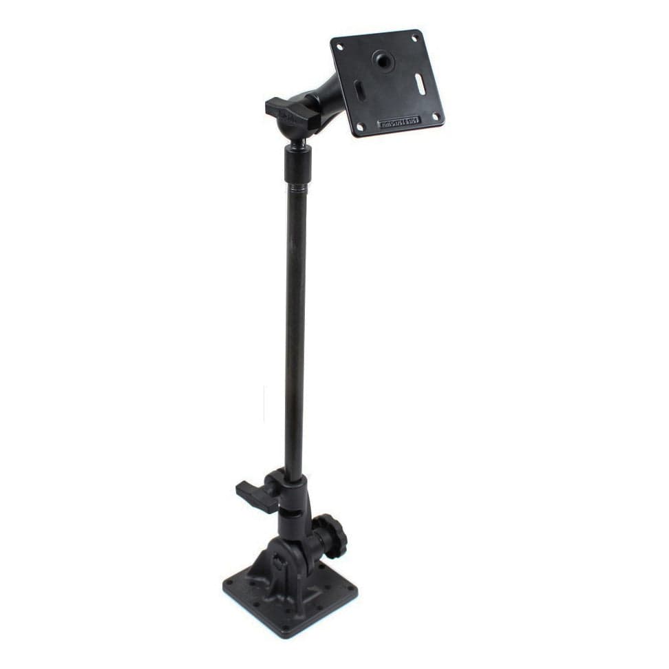 RAM® Pedestal Mount with 18" (45.7 cm) Pipe and 75x75mm VESA Plate