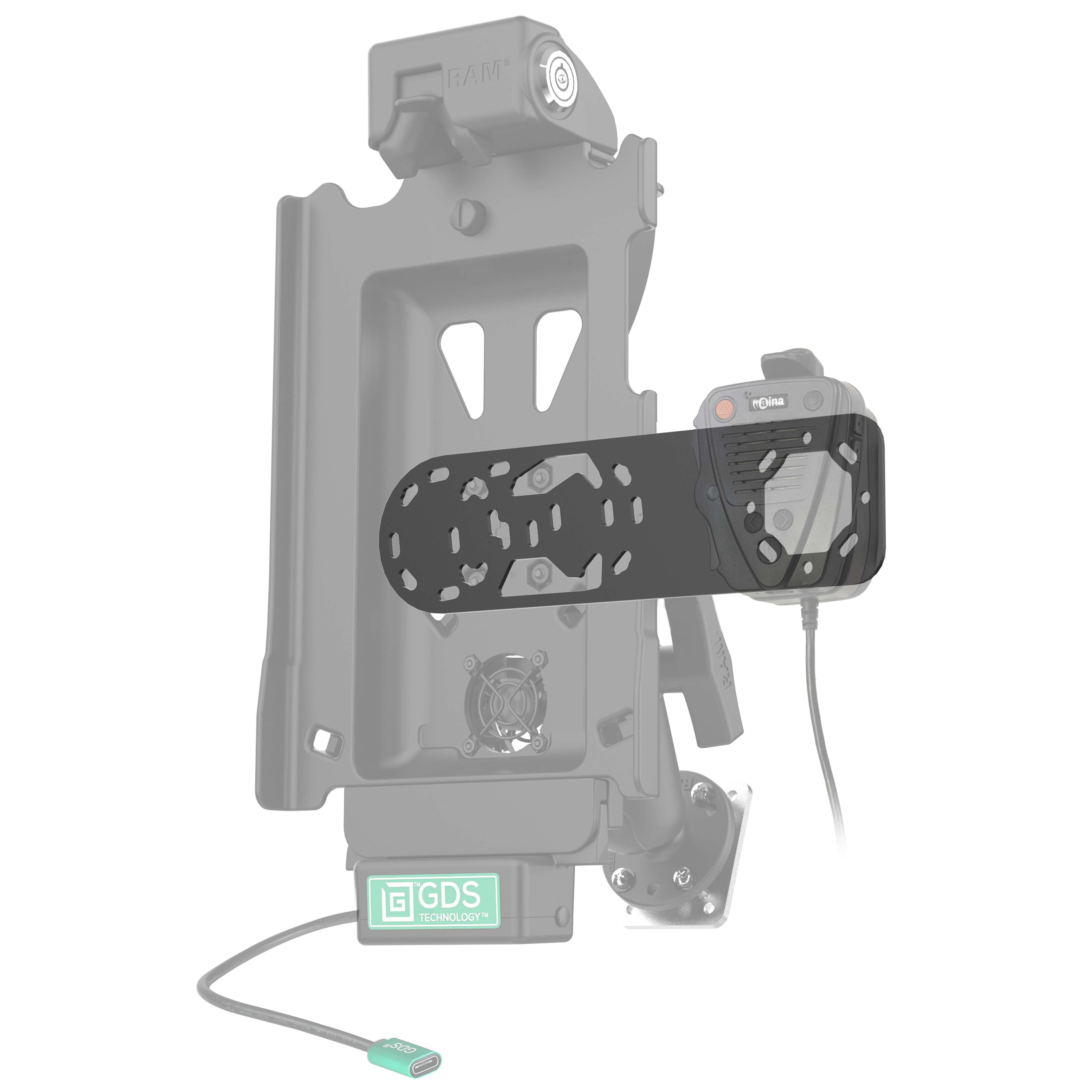 RAM® Short Bracket Adapter for Speakers & Microphones