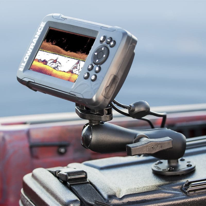 RAM® Double Ball Mount for Lowrance Eagle 4 & 5, Hook² & Reveal 5