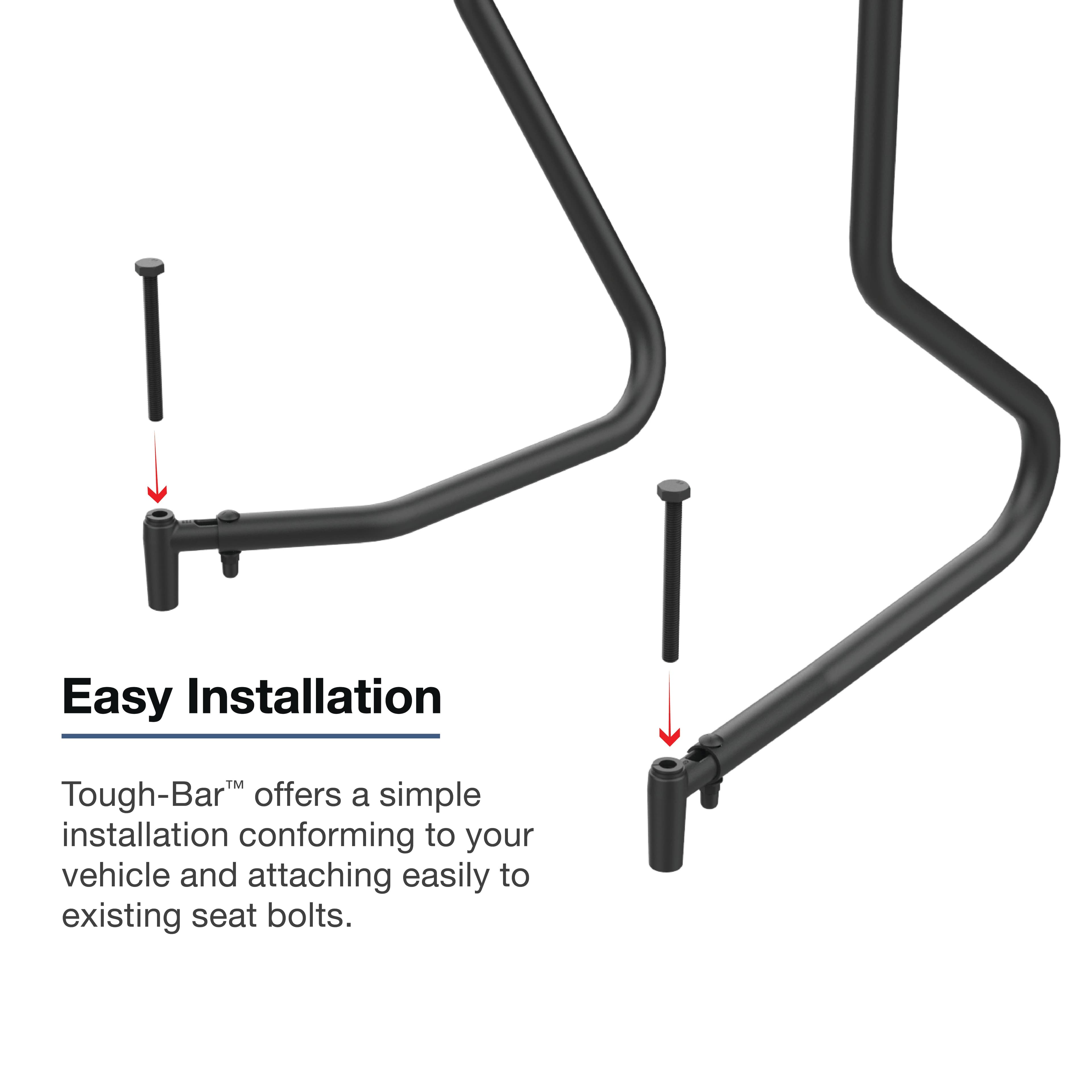 RAM® Tough-Bar™ for '22-26 Chevy Silverado (Bench Seat) 13.4" (34 cm) Display