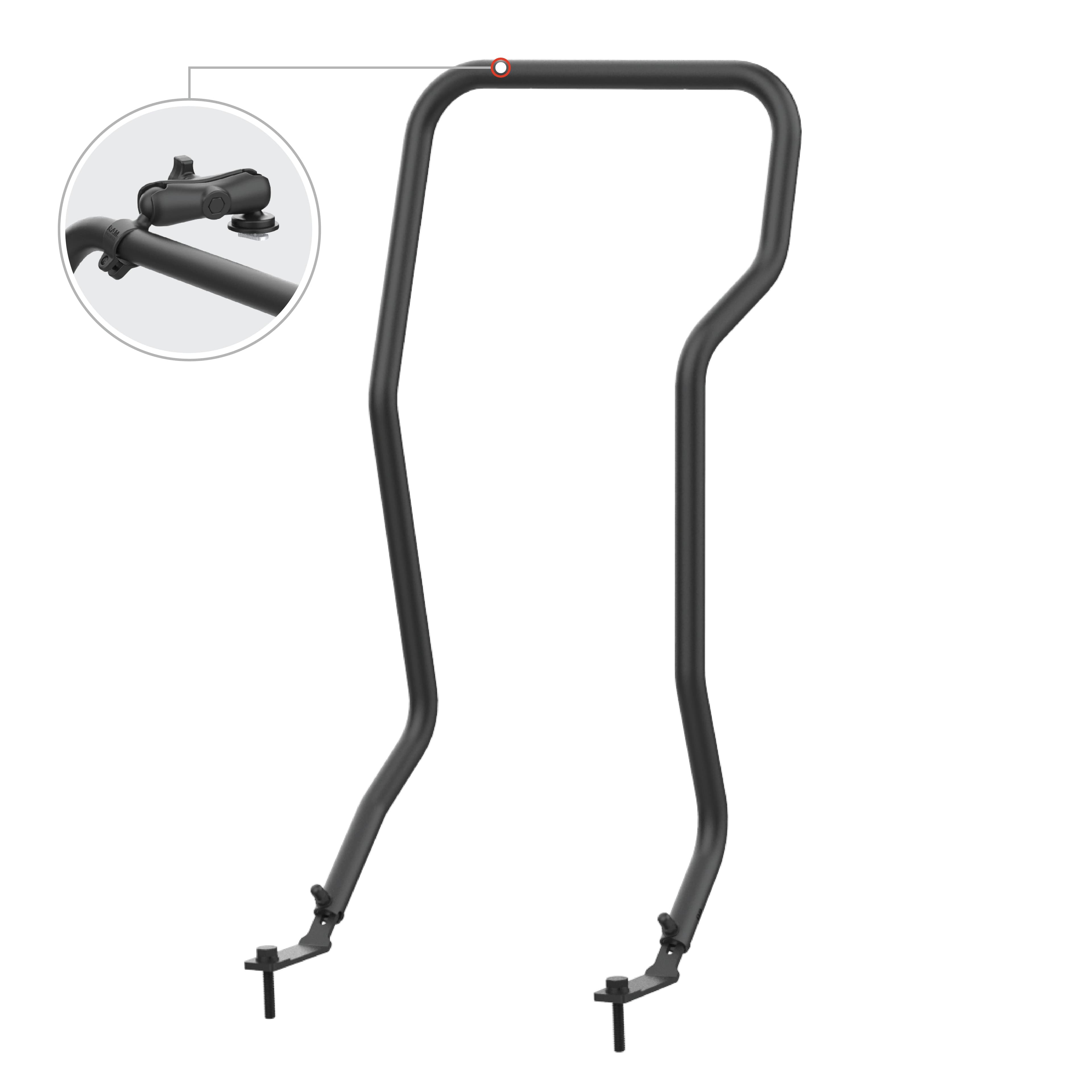 RAM® Tough-Bar™ for '18-23 Jeep Gladiator & Wrangler with Track Ball™
