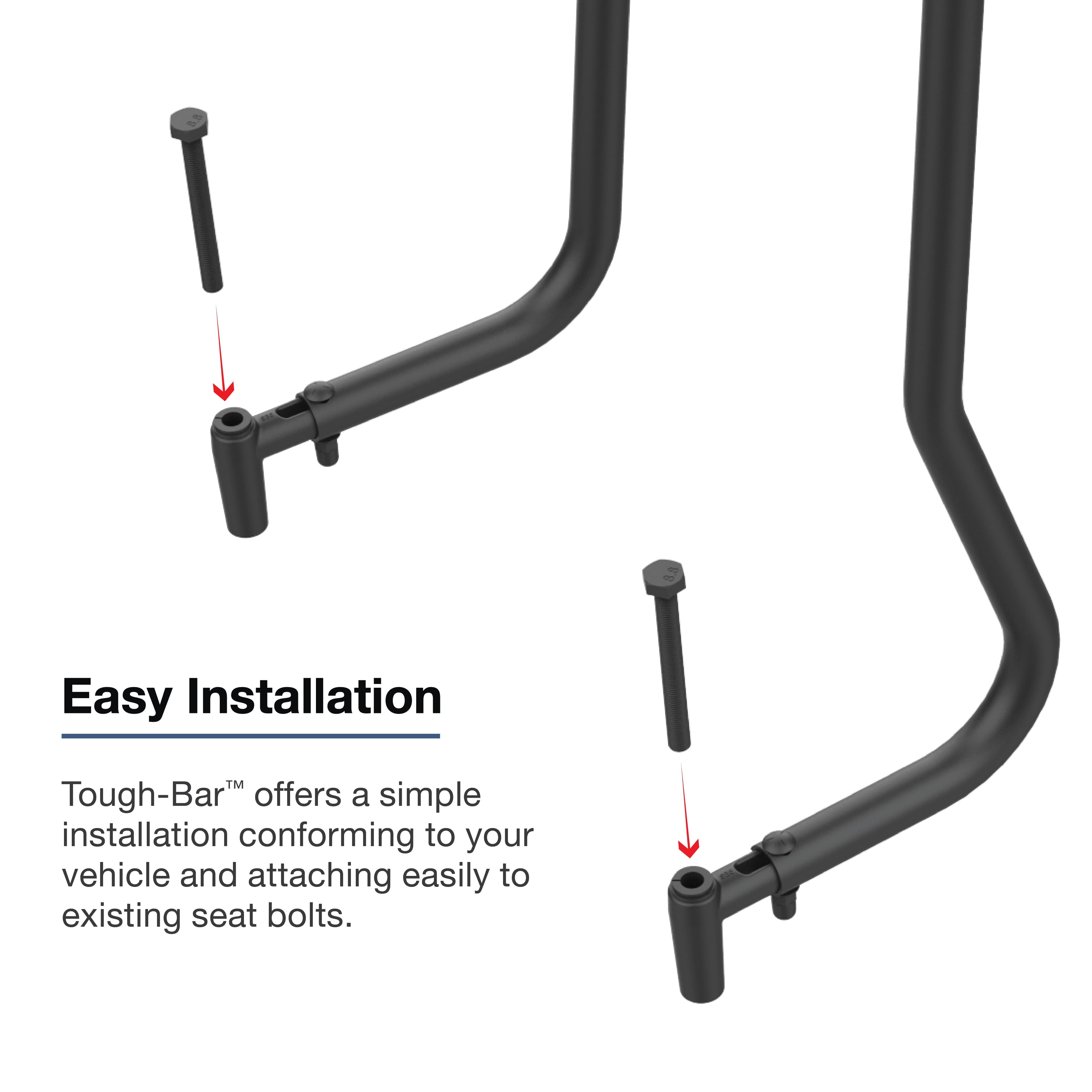 RAM® Tough-Bar™ for '25-26 Toyota 4Runner & '24-26 Tacoma - 8" (20.3 cm) Display