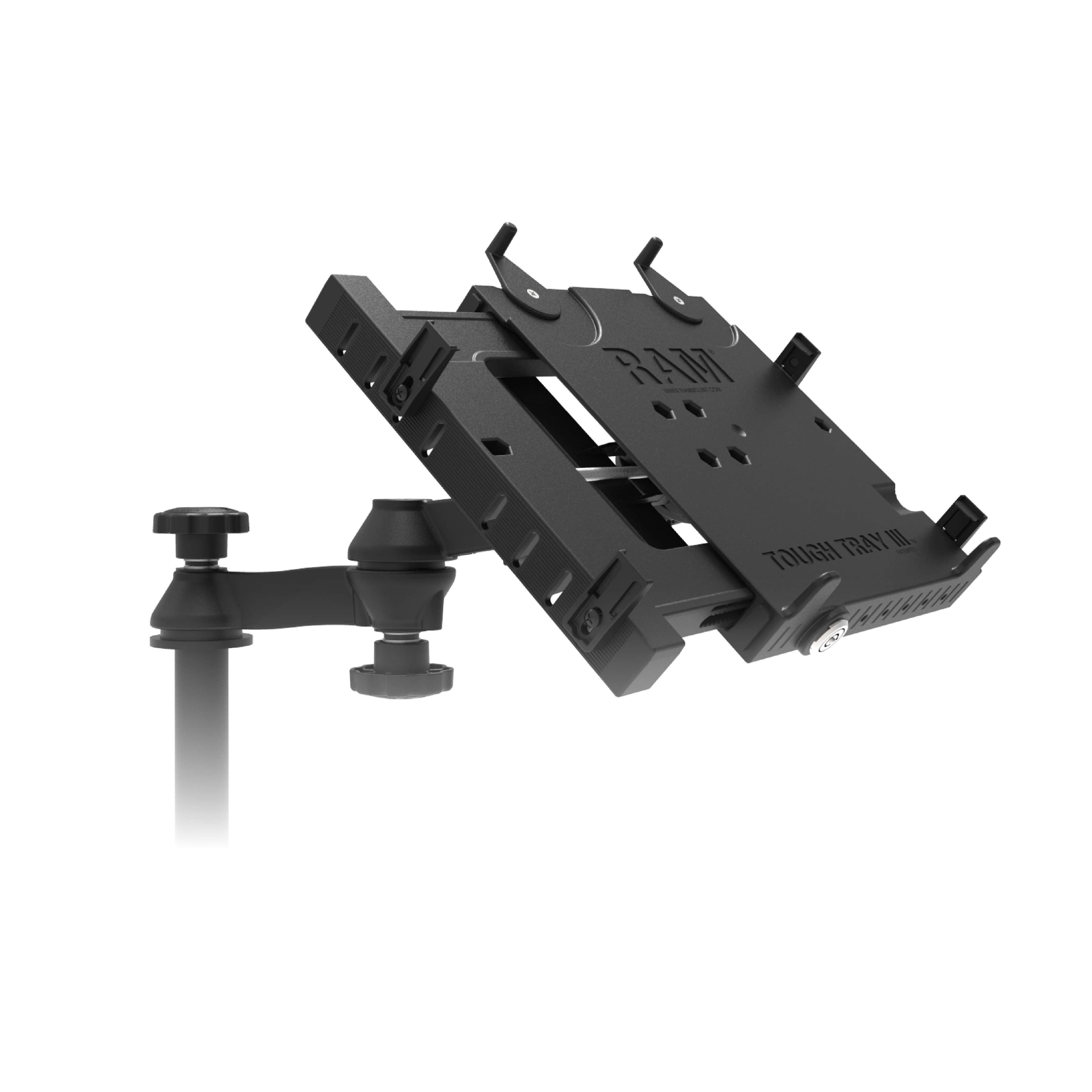 RAM® No-Drill™ Laptop Mount for '14-26 Ford Transit Full Size Van