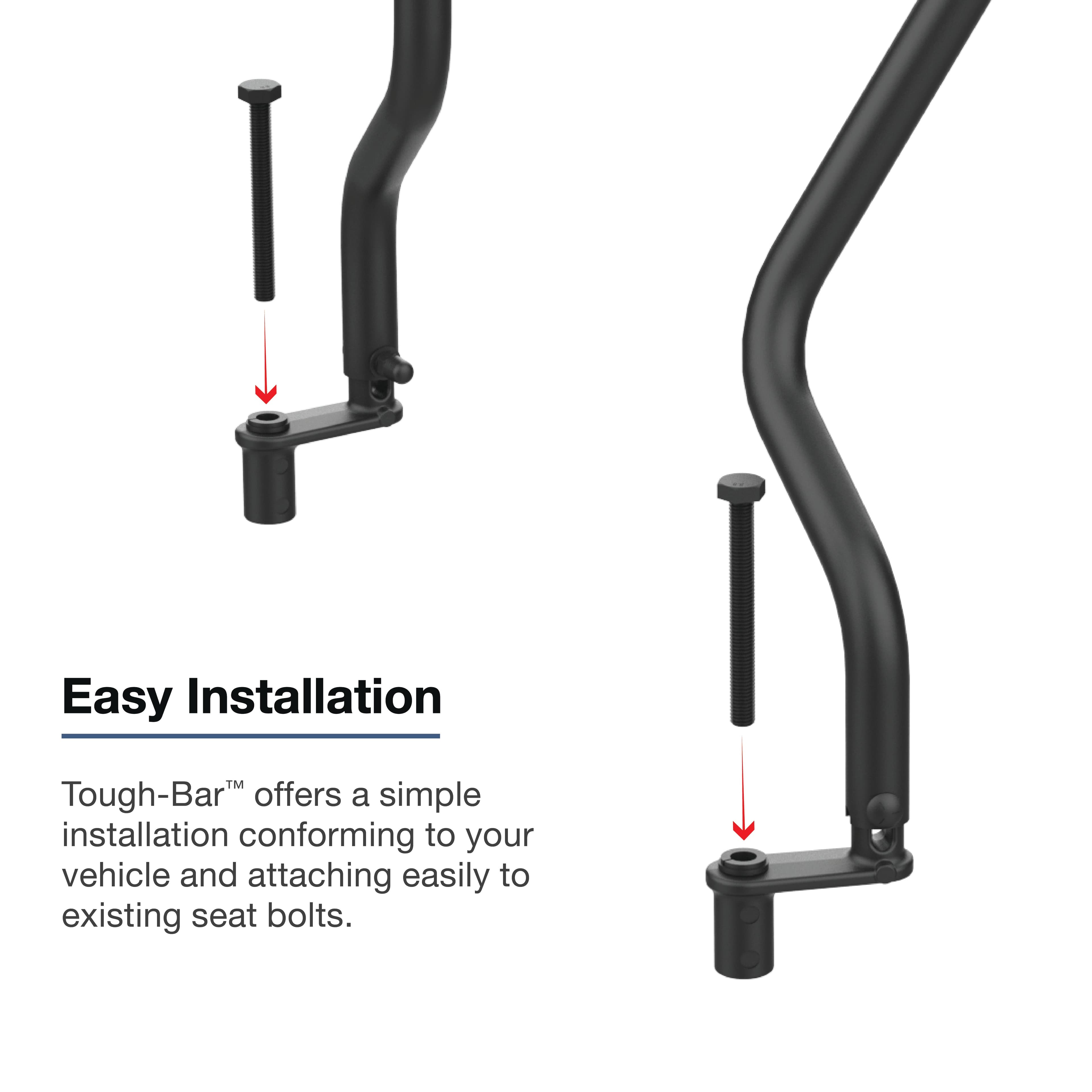 RAM® Tough-Bar™ for '15-22 F-Series - 4.2" (10.7 cm) & 8" (20.3 cm) Display + More