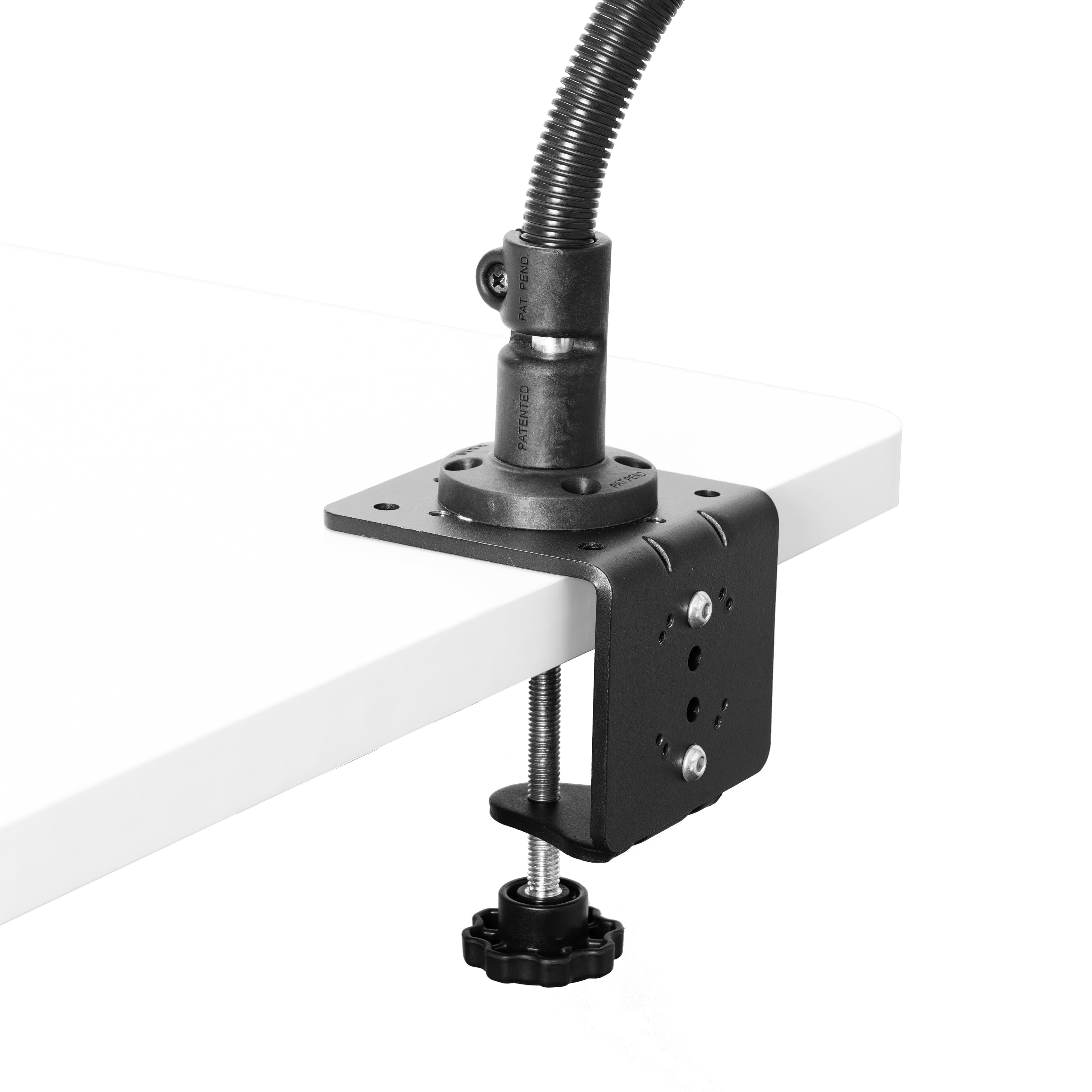 RAM® Heavy Duty C-Clamp Base with 18" (45.7 cm) Flex-Rod™ with Ball - B Size