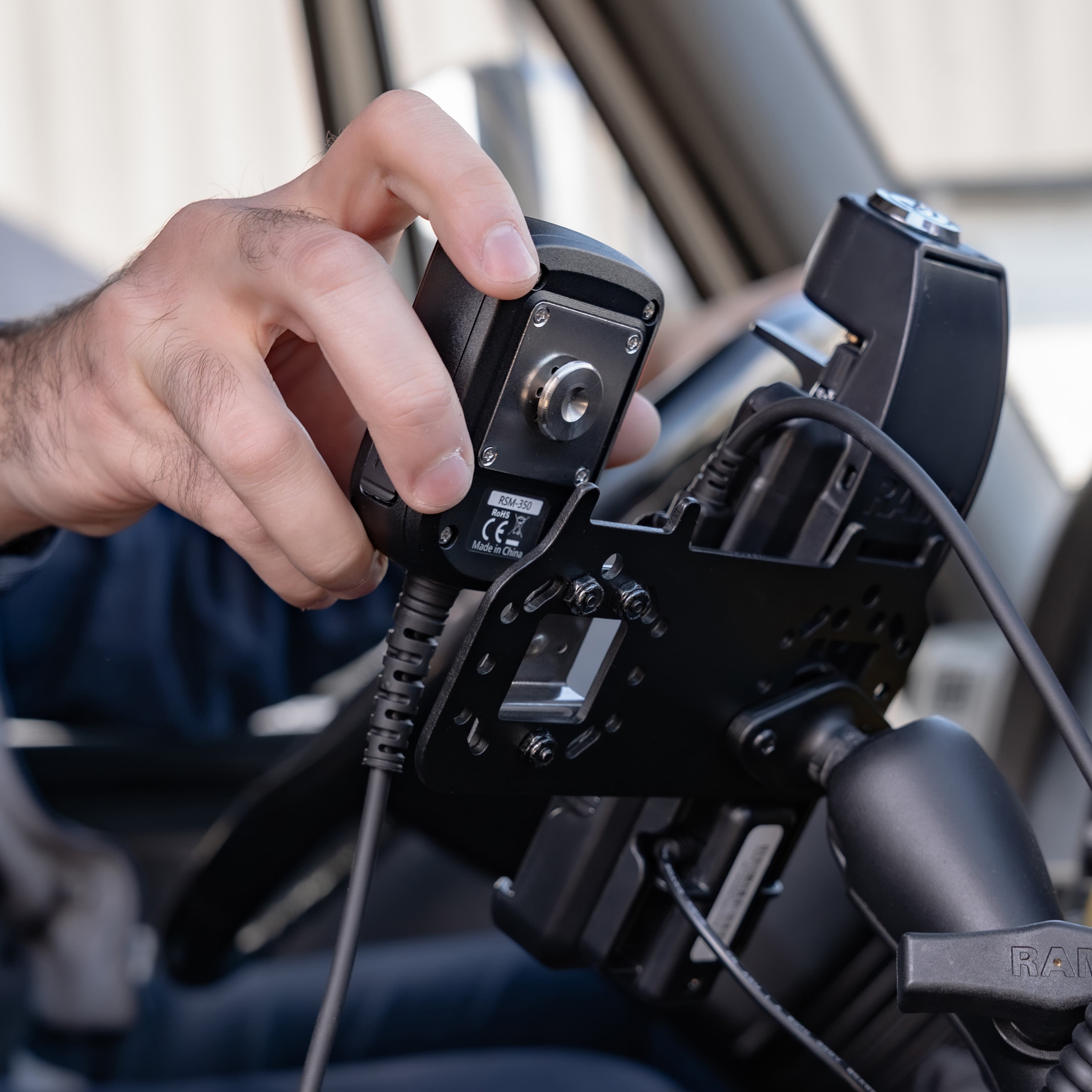 RAM® Remote Speaker Mic with USB-C for Kodiak