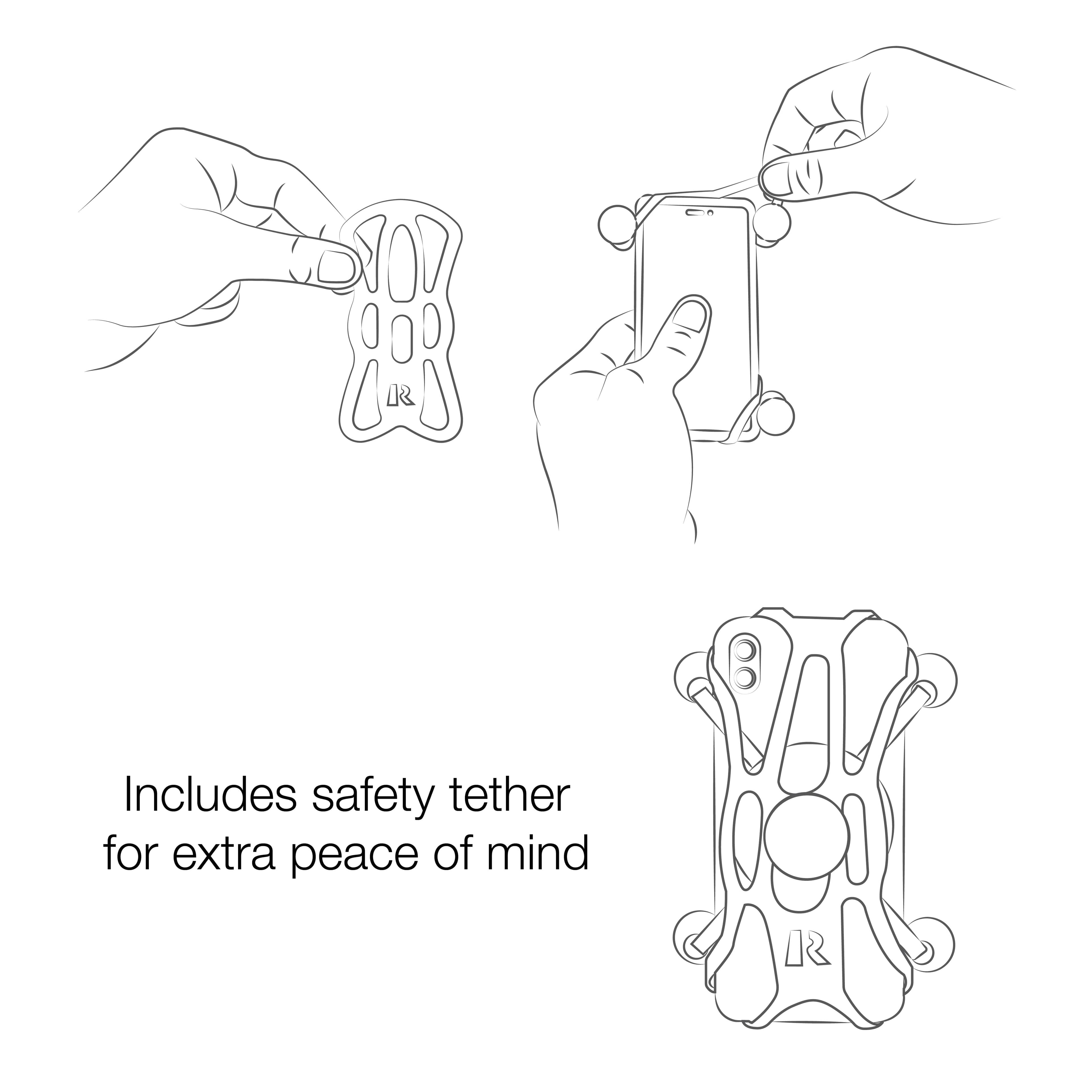 RAM® X-Grip® Phone Mount with RAM® Twist-Lock™ Suction Cup - C Size