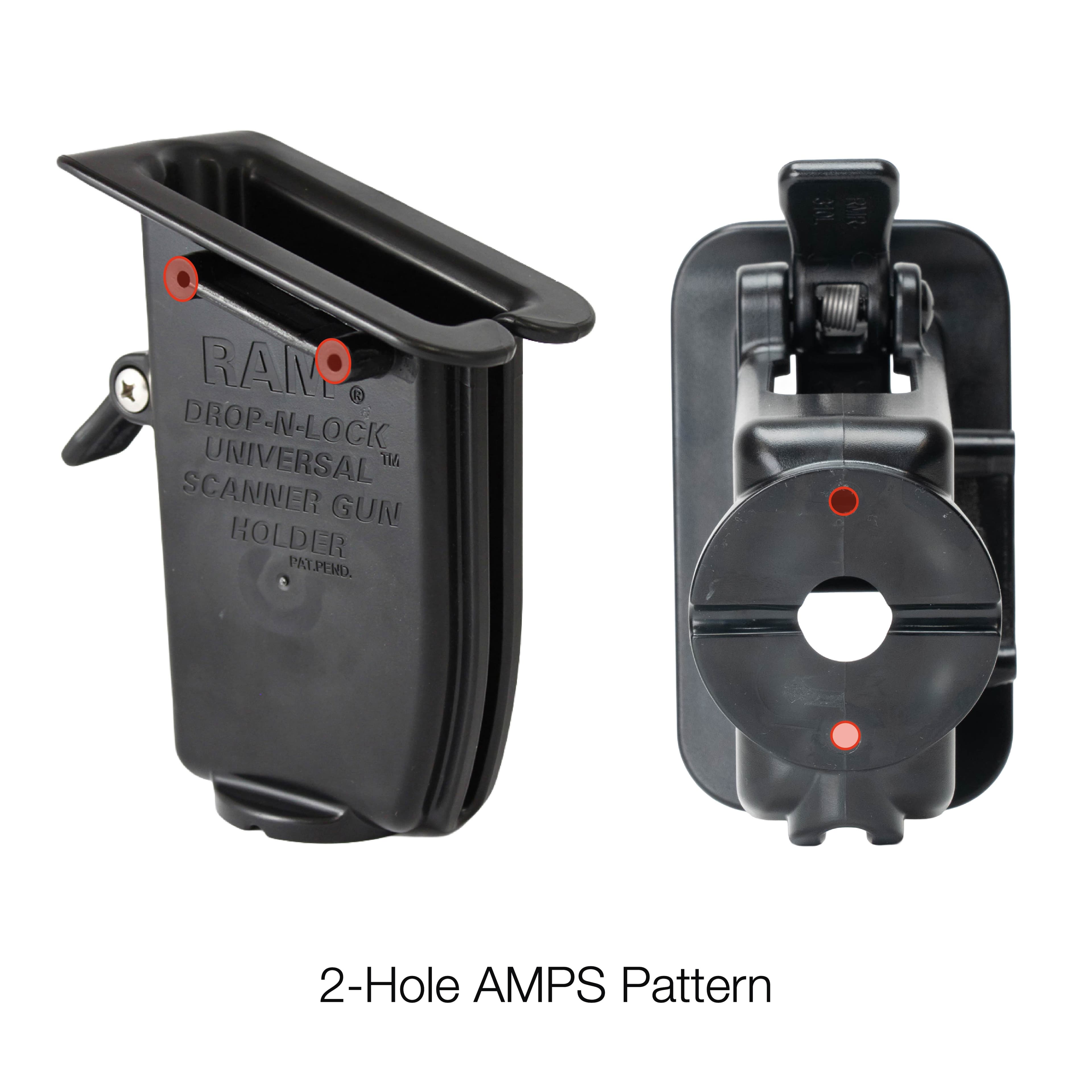 RAM® Drop-N-Lock™ Scanner Gun Holder