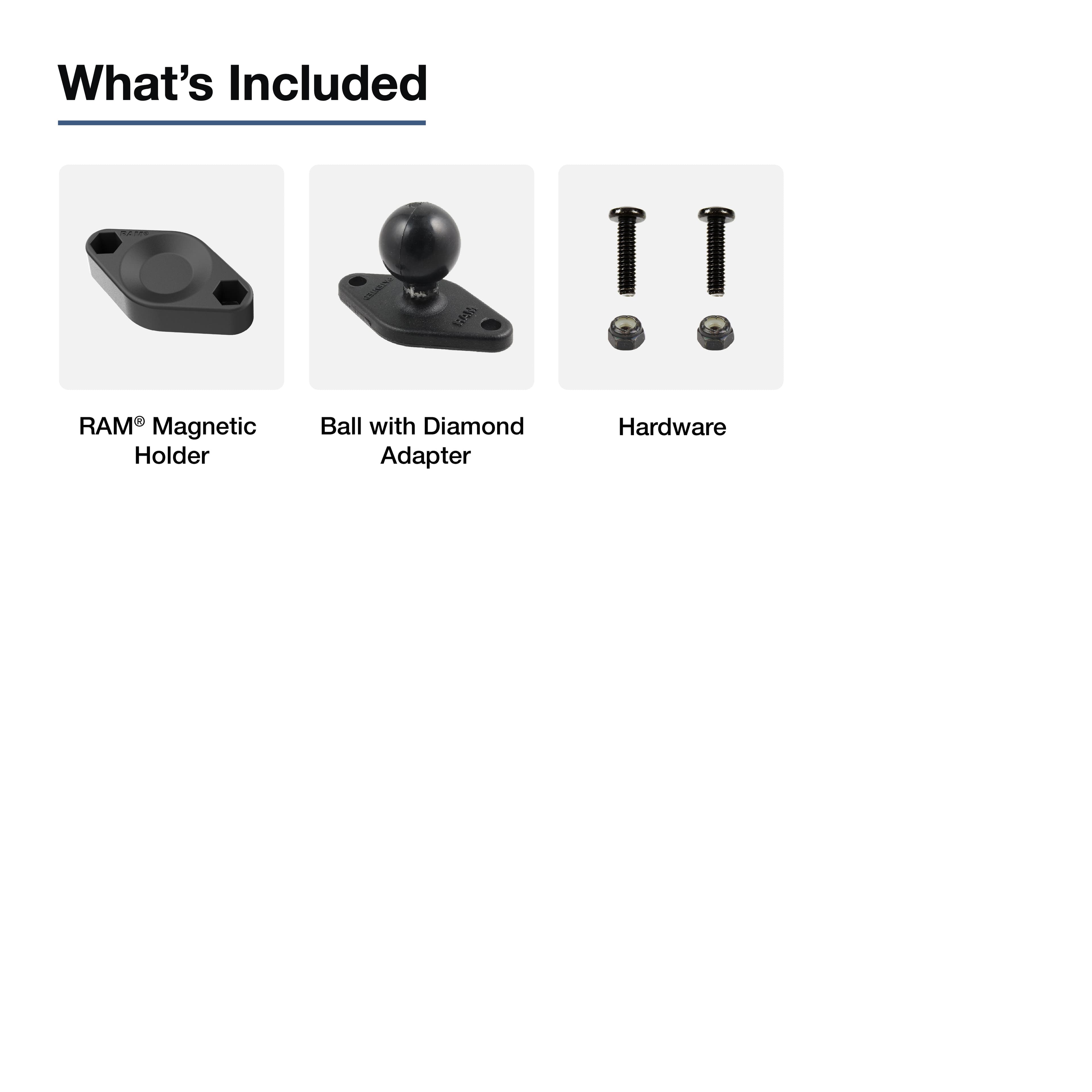 RAM® Magnetic Microphone Adapter with Ball