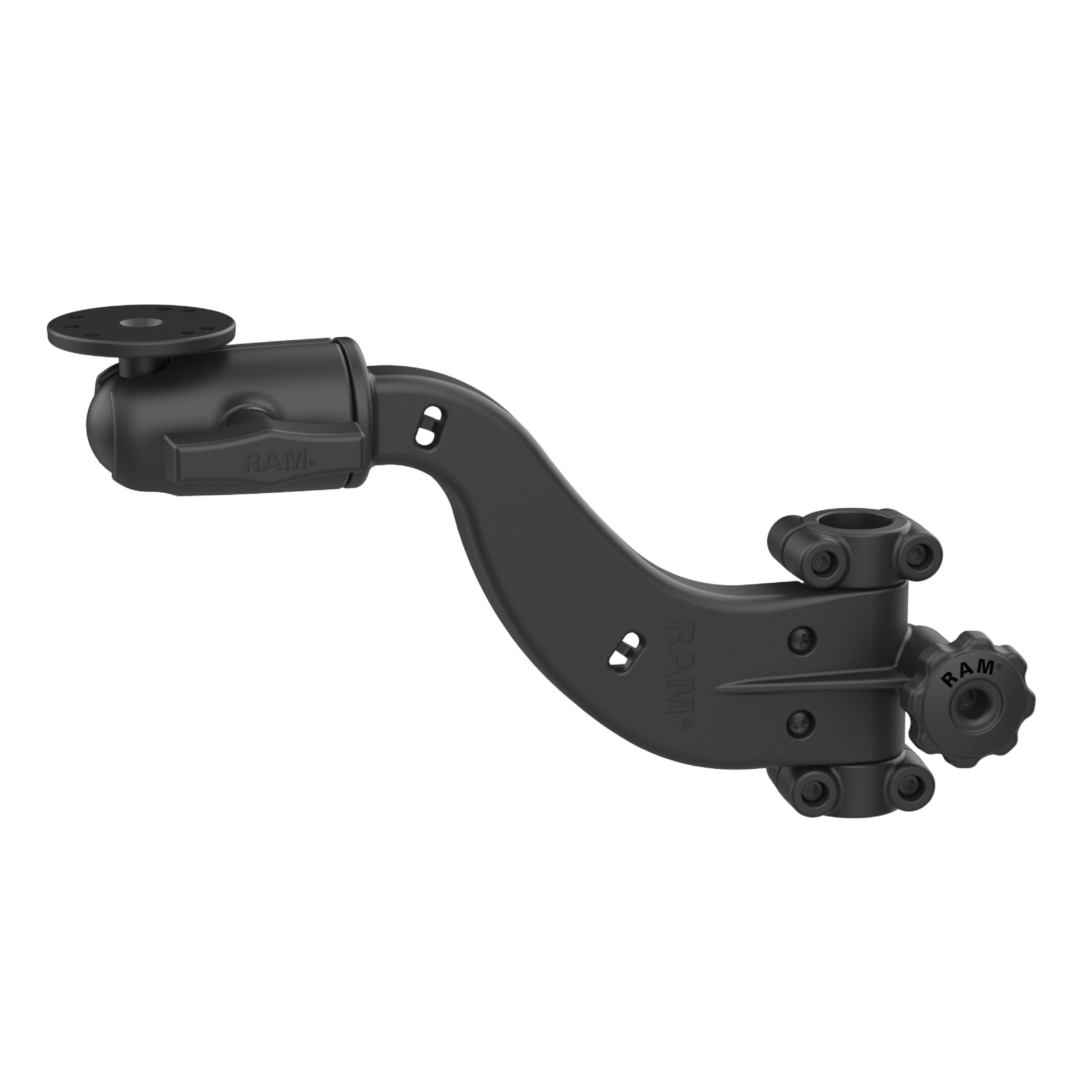 RAM® Friction Hinge 10" Curved Socket Arm with Ball for Tough-Bar™