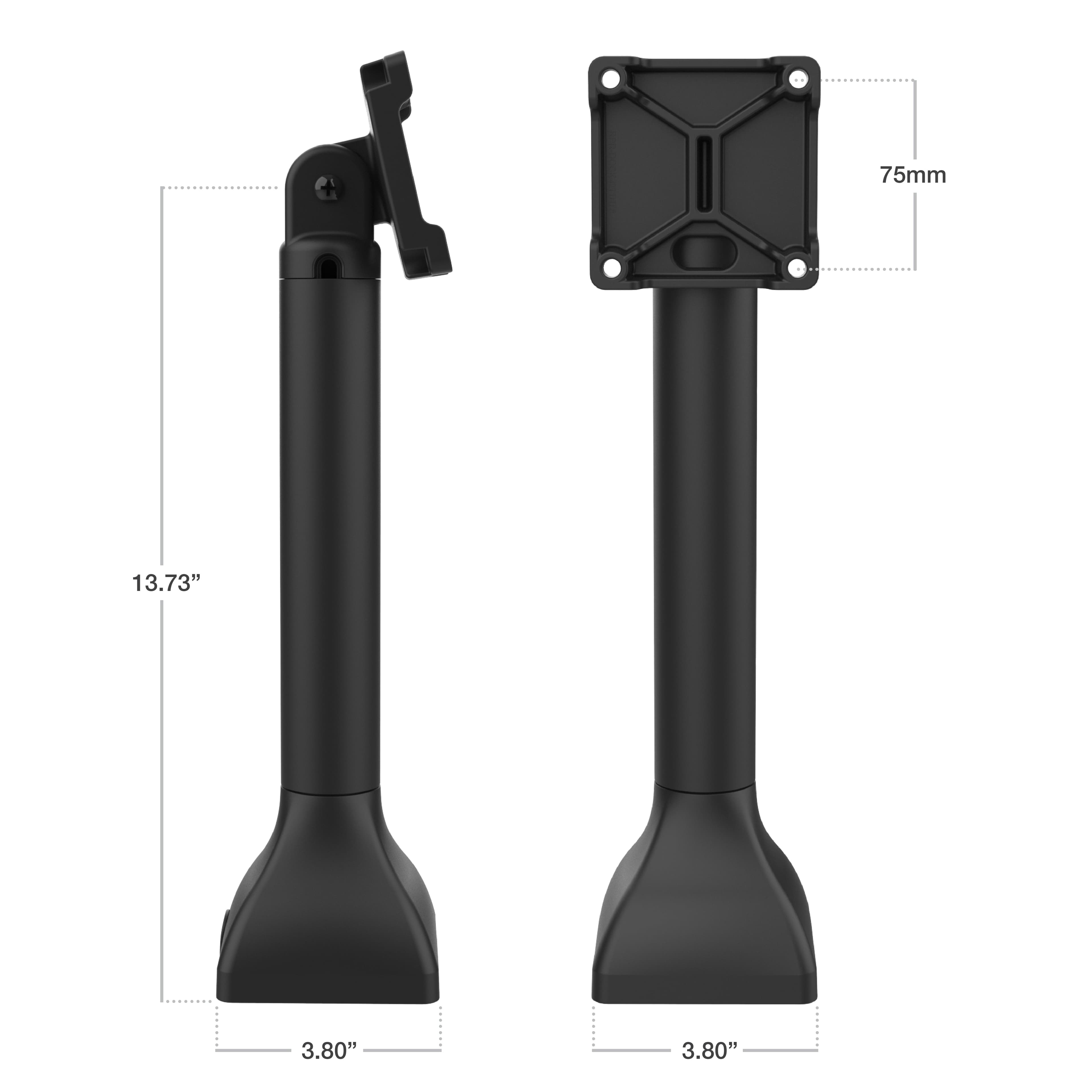 RAM® 14" (35.6 cm) Pedestal Mount with 75mm VESA & Cable Routing