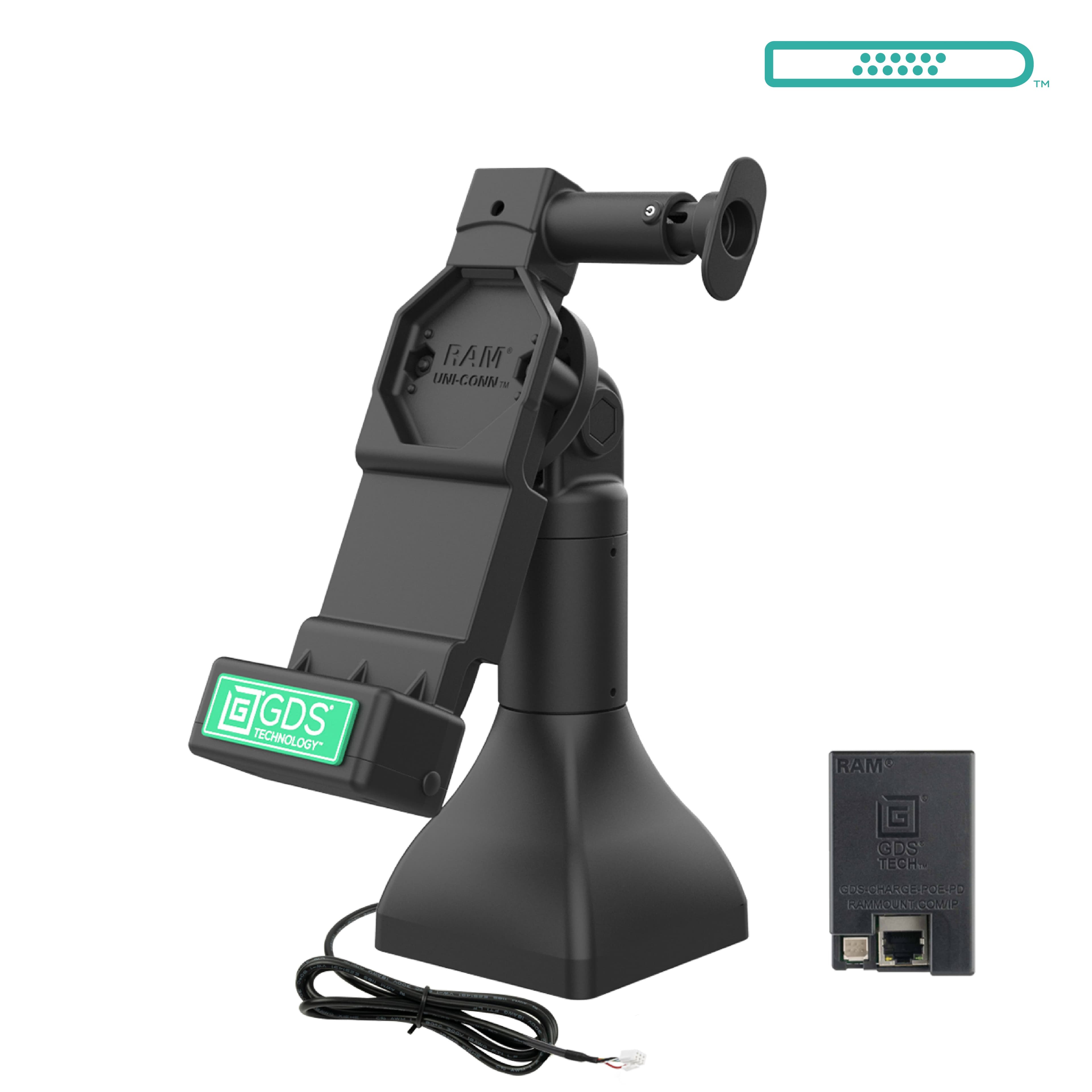 GDS® Uni-Conn™ 7" Pedestal Dock with PoE