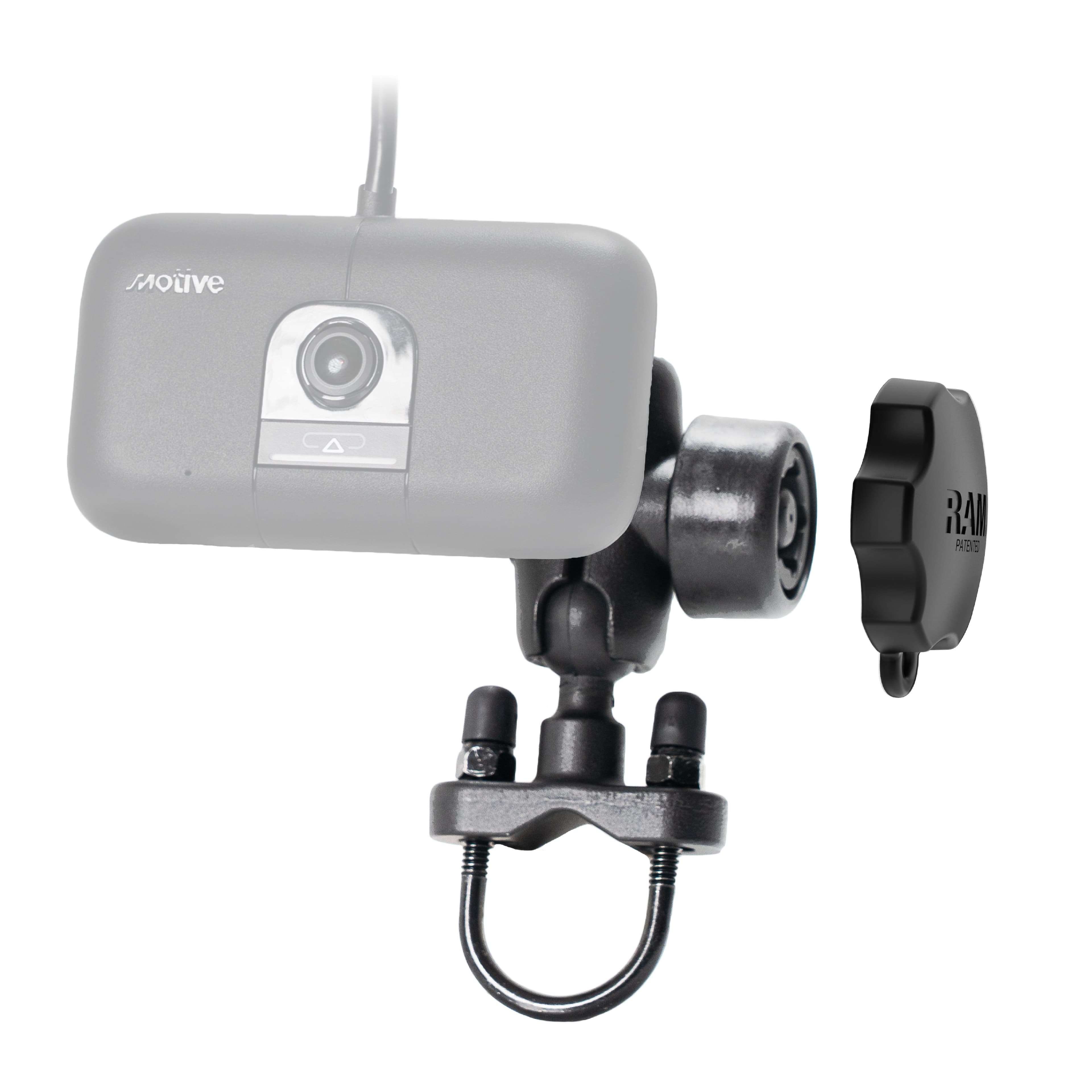 RAM® Rearview Mirror U-Bolt Mount for Motive AI Dashcam