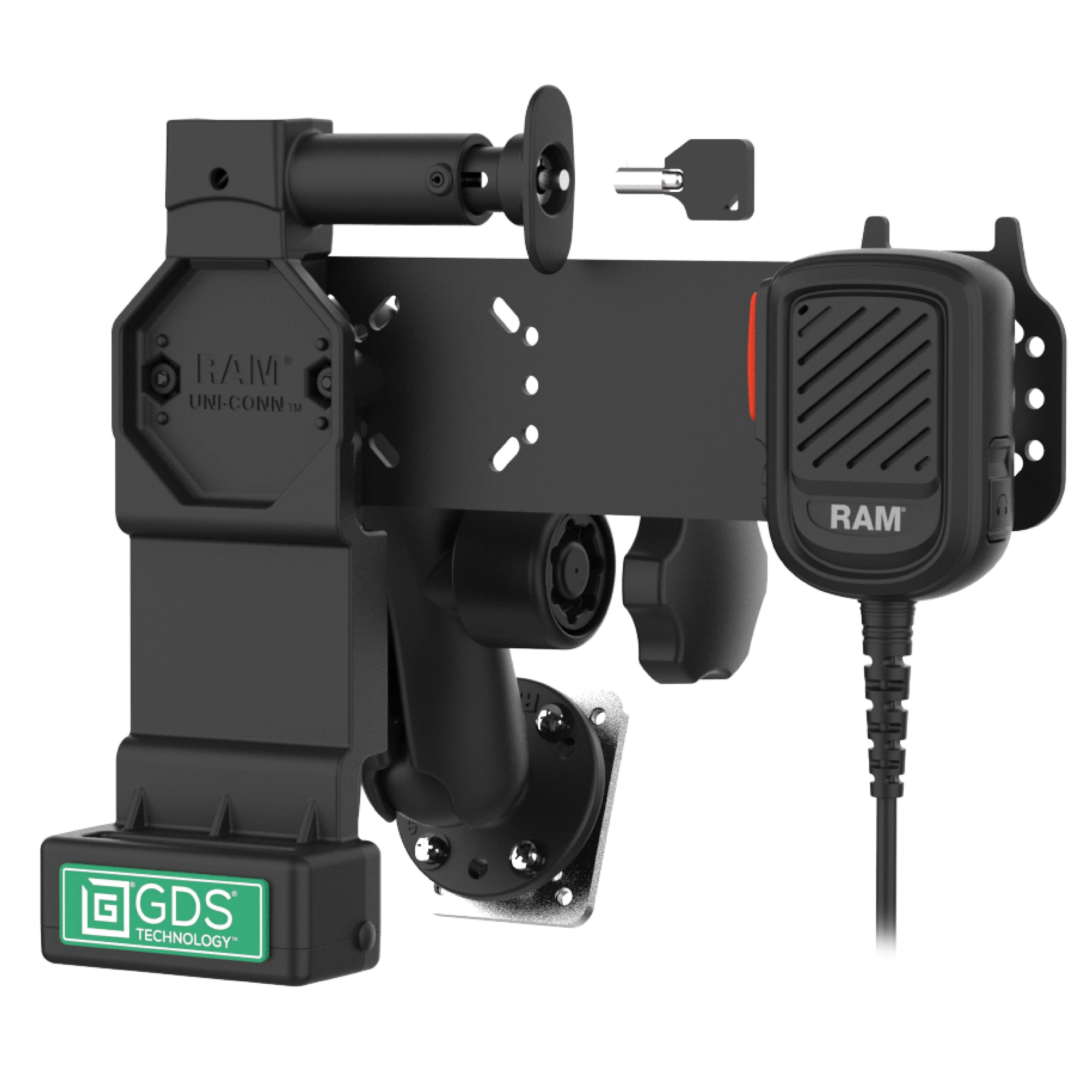 GDS® Uni-Conn™ Locking PTT Remote Speaker Mic Bundle for Kodiak