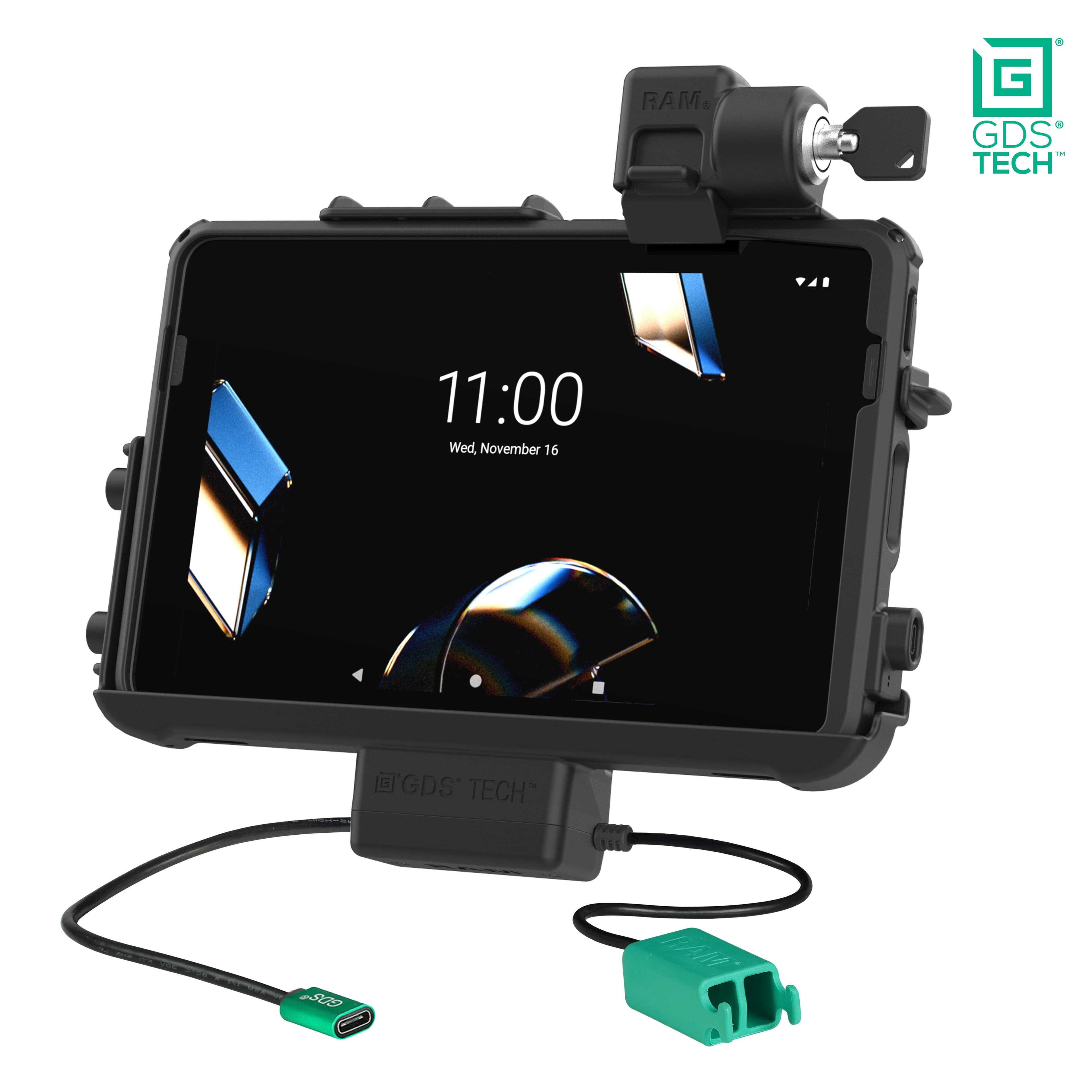Locking GDS® Thin-Dock™ + Dual USB for Zebra ET401 10" with IntelliSkin®