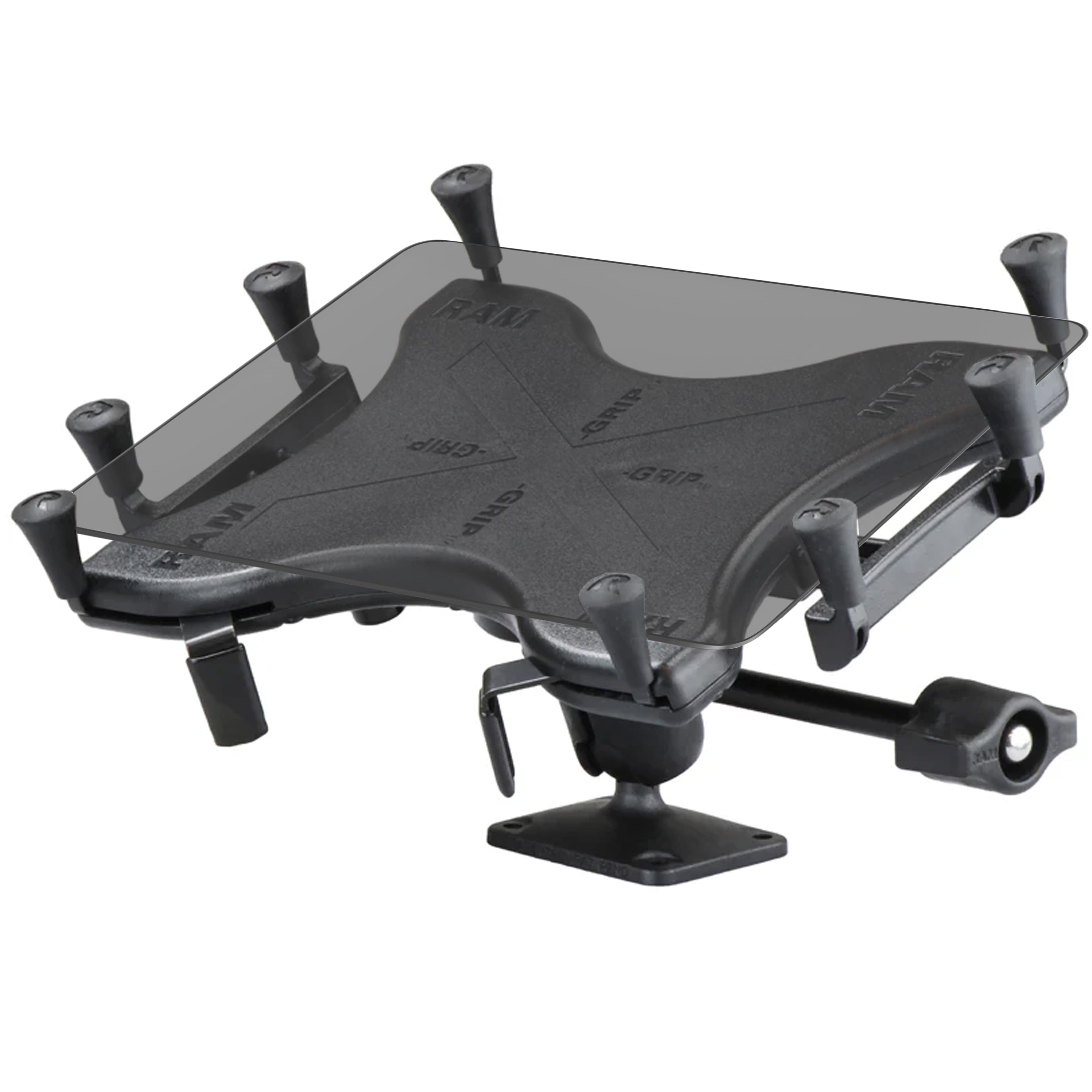 RAM® X-Grip® Single Ball Composite Mount for 9"-11" Tablets