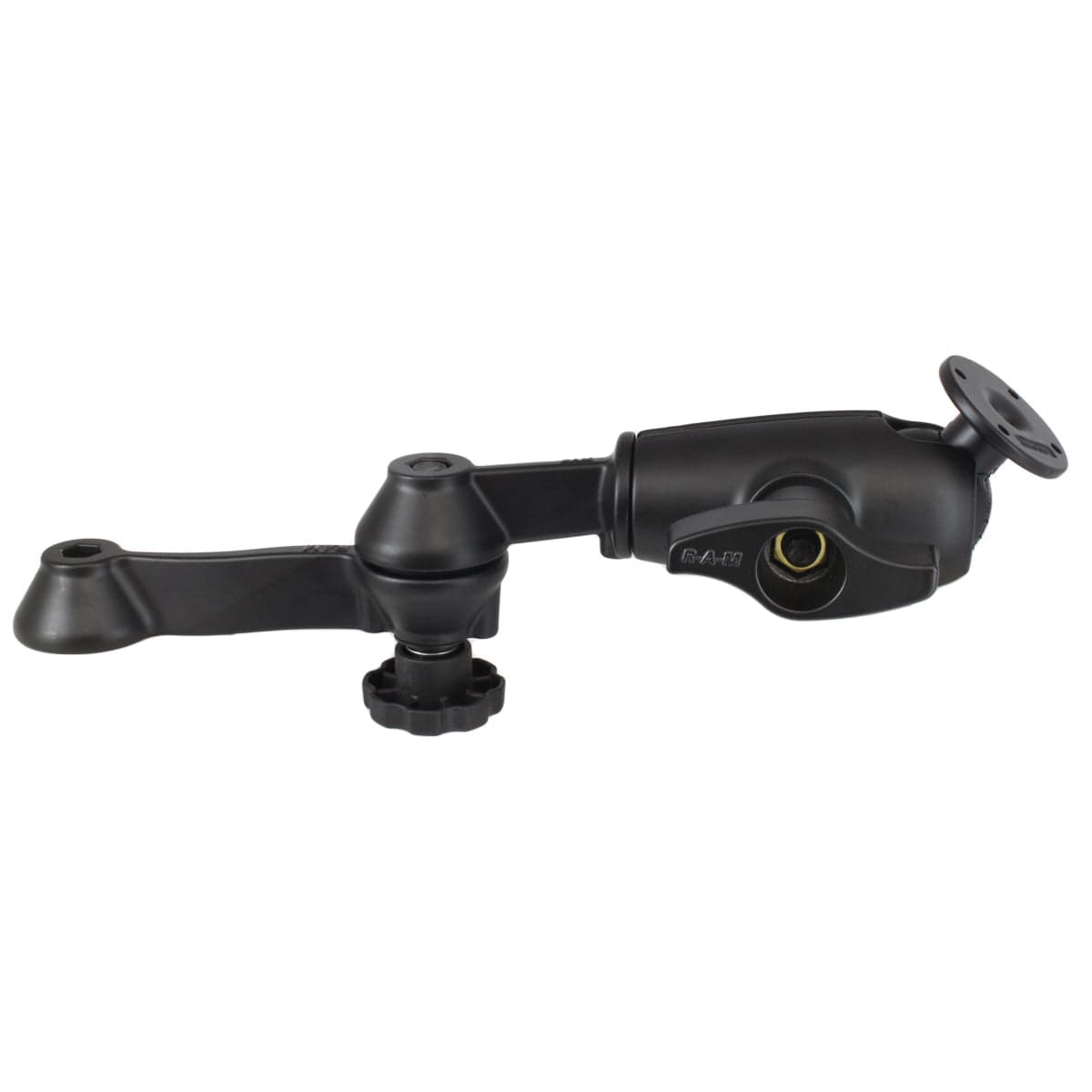 RAM® 12" Double Swing Arm with Round Plate - D Size