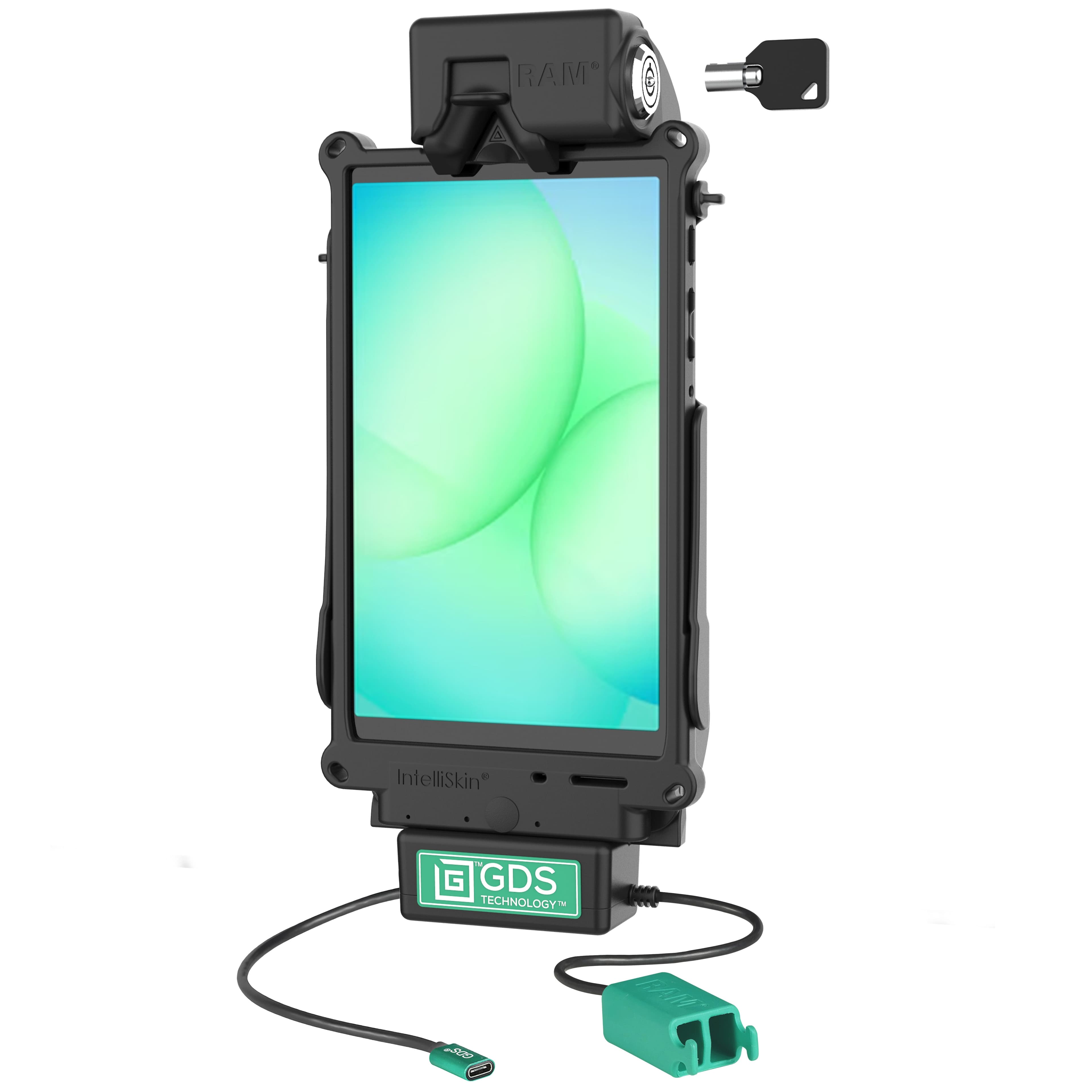 Locking GDS® Tough-Dock™ + Dual USB-A for Samsung Tab A11 & Tab A9