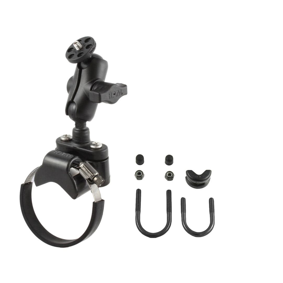 RAM® ATV/Side By Side Rail Mount with 1/4"-20 Camera Adapter - Short Arm