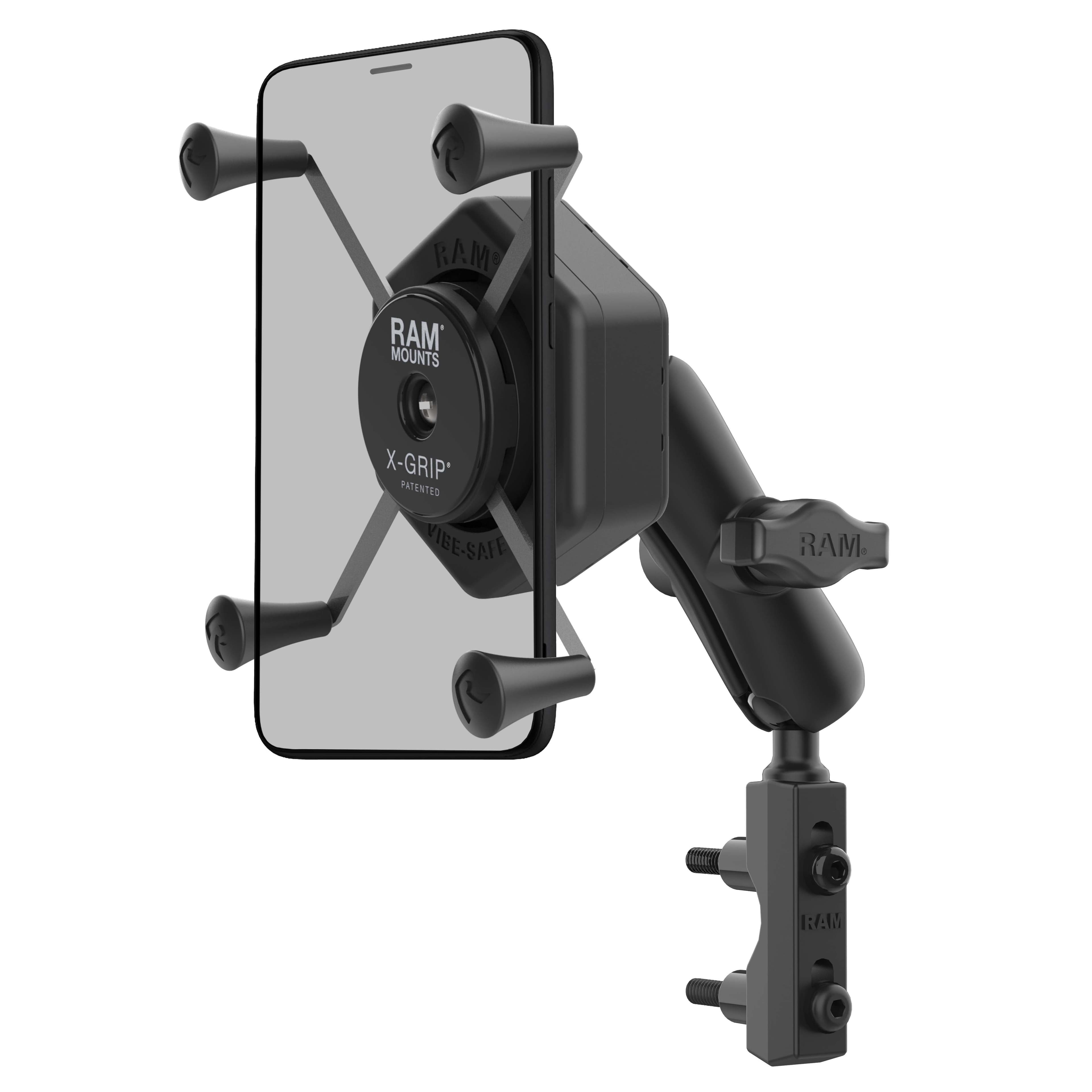 RAM® X-Grip® Large Phone Mount with Vibe-Safe™ & Reservoir Base