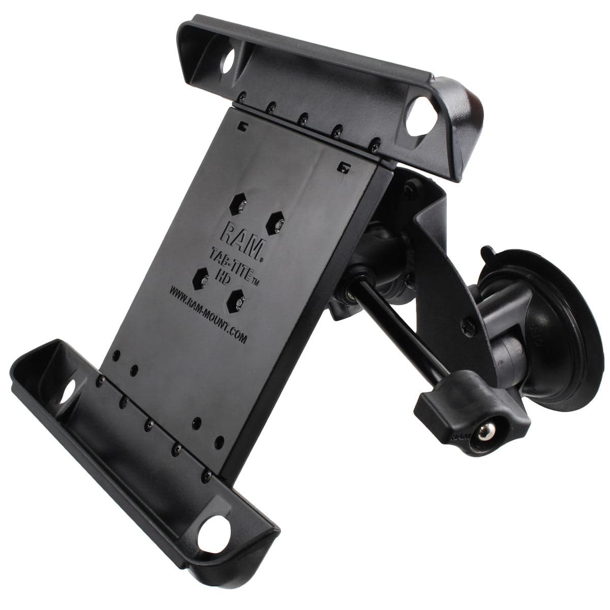 RAM® Tab-Tite™ Dual Suction Mount with Extension Knob for iPad Gen 1-4