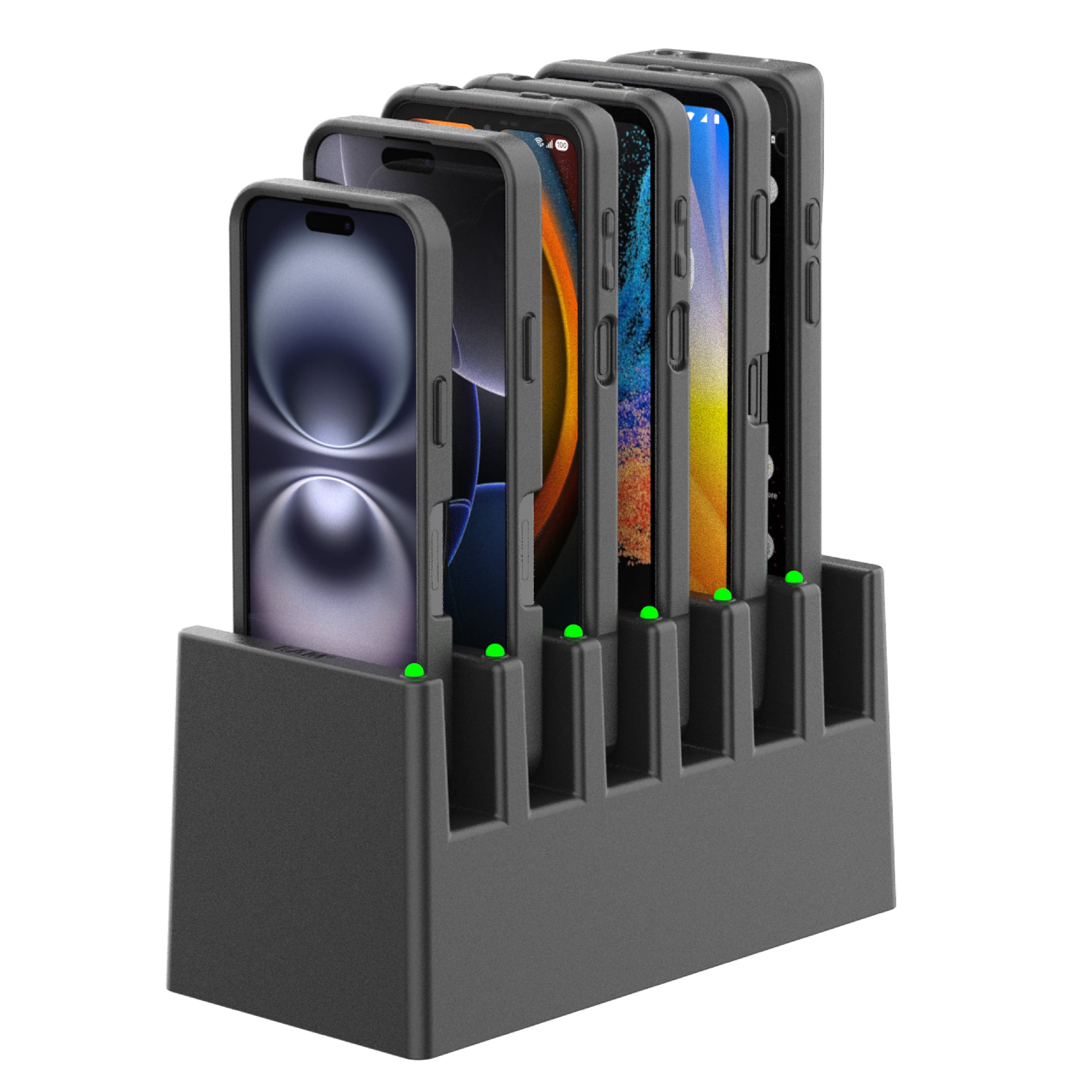 GDS® Compact 6-Port Power Delivery Dock for Handhelds with IntelliSkin®