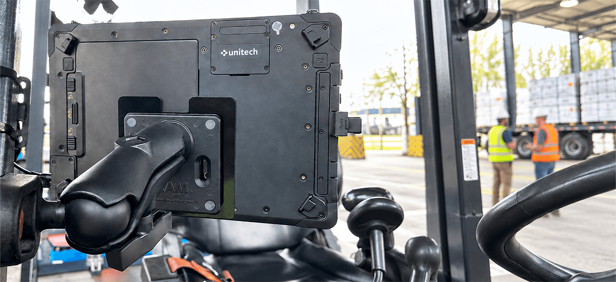 Large International Roofing Manufacturer Replaces Custom Forklift Mounts with RAM® Mounts