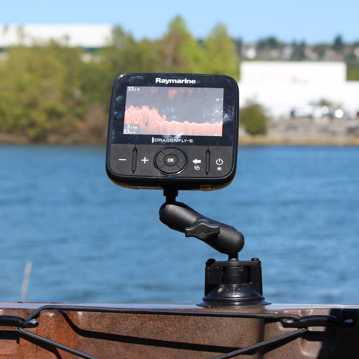 RAM® Twist-Lock™ Suction Cup Mount for Raymarine Dragonfly | Fishfinder ...