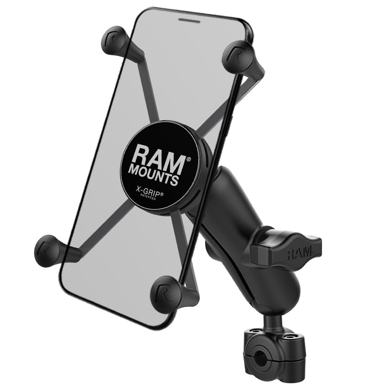 RAM® X-Grip® Large Phone Mount With Torque™ Small Rail Base - Medium ...