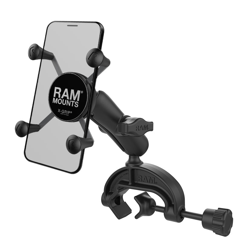 RAM® X-Grip® Phone Mount With Composite Yoke Clamp Base | Phone ...